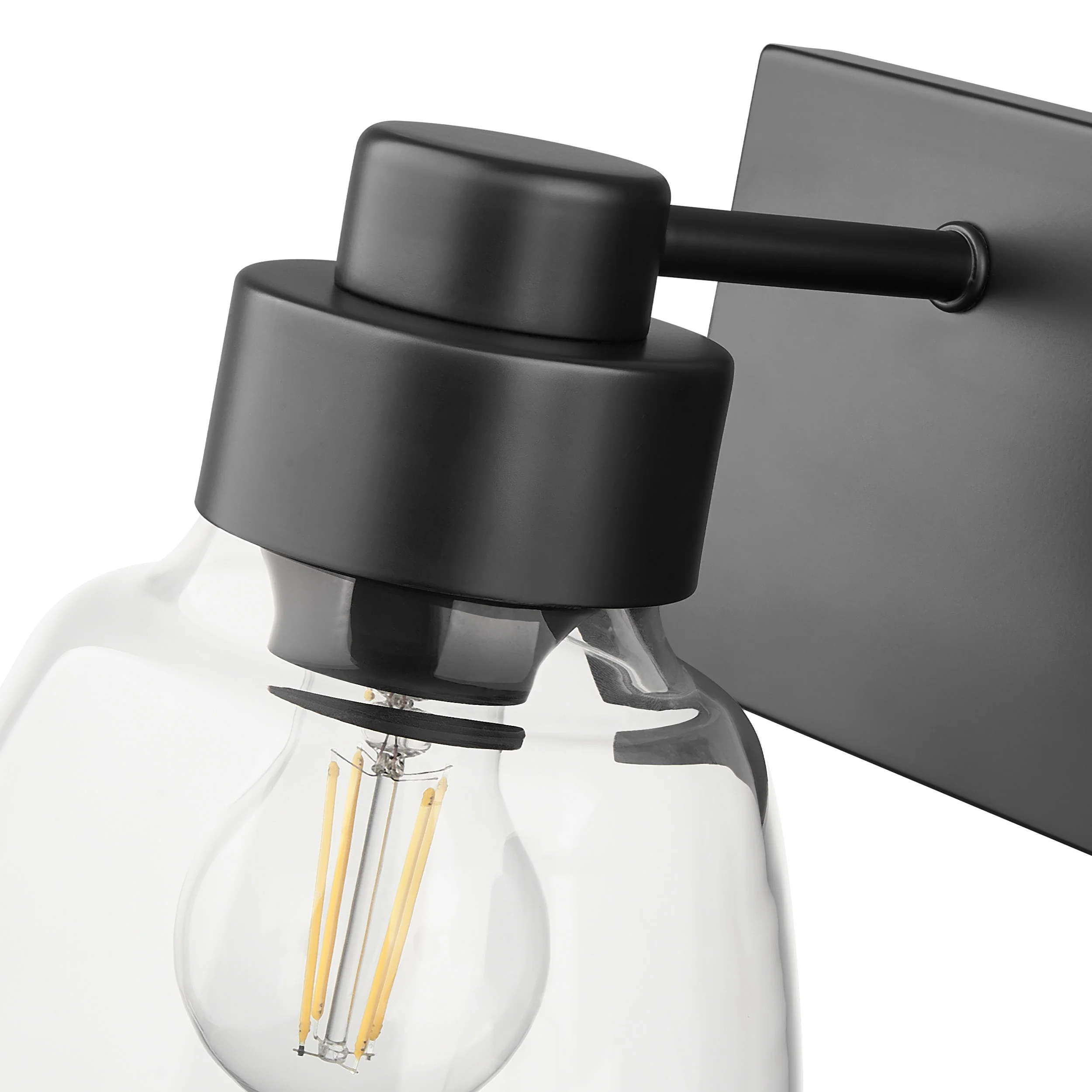 Remy 2-light Vanity in Matte Black - Image 5