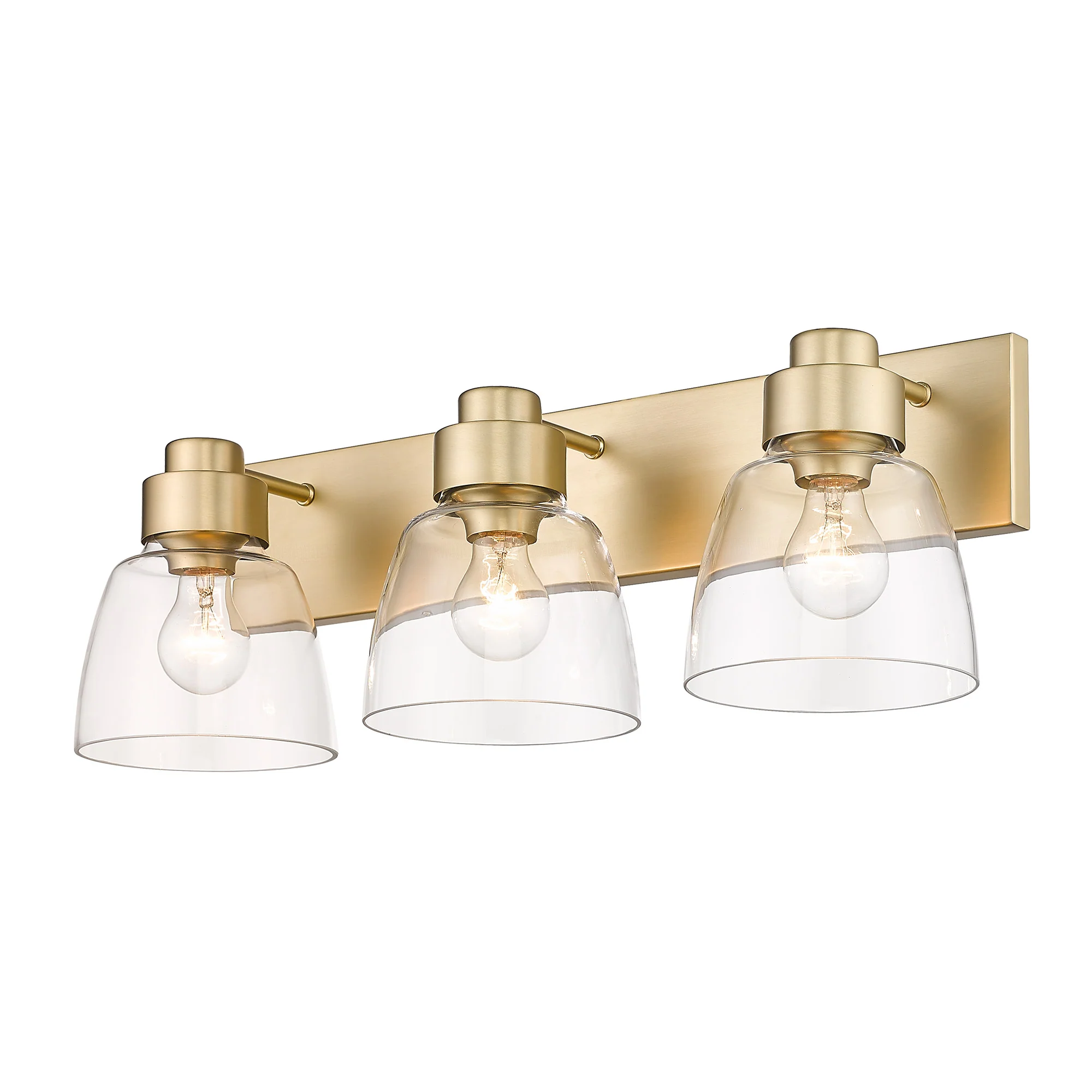 Remy 3-light Vanity in Brushed Champagne Brass