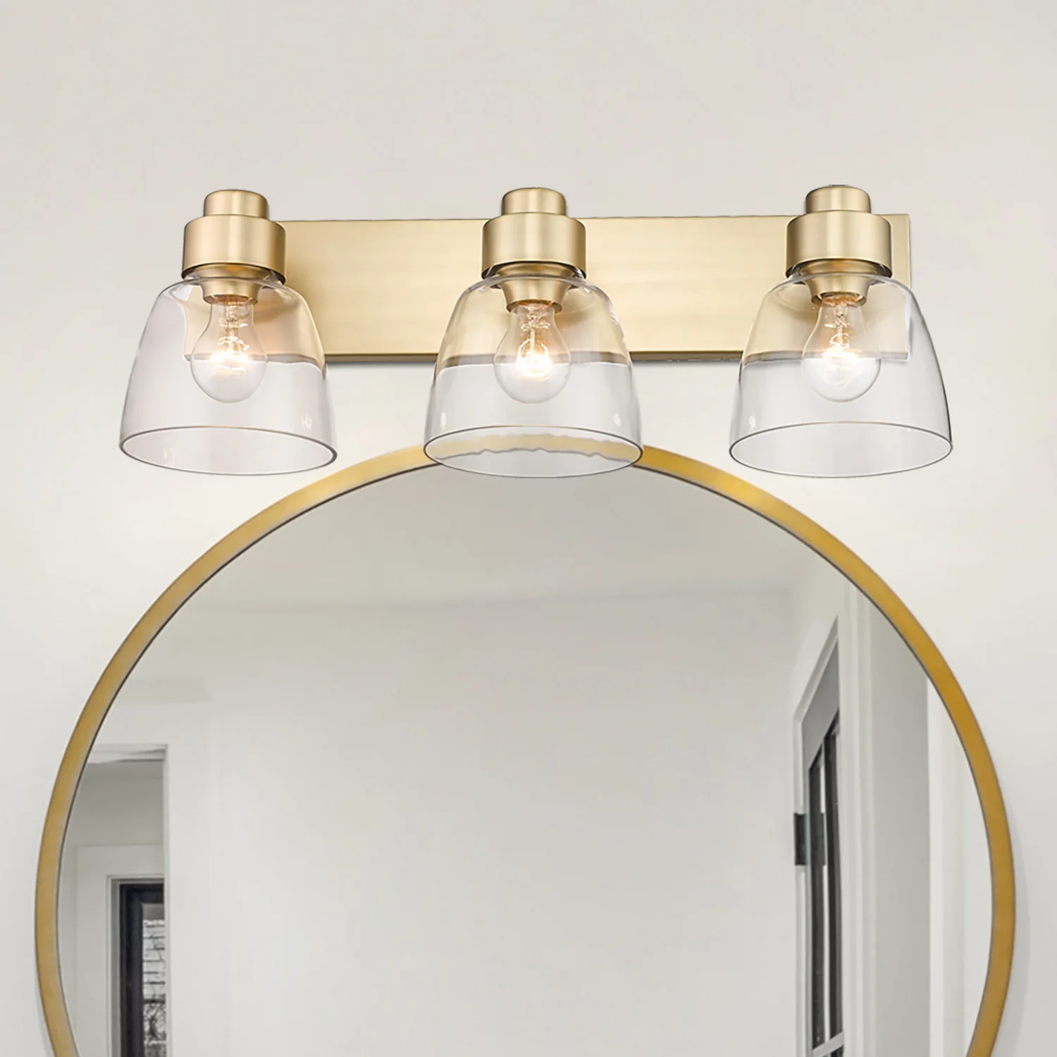 Remy 3-light Vanity in Brushed Champagne Brass - Image 5