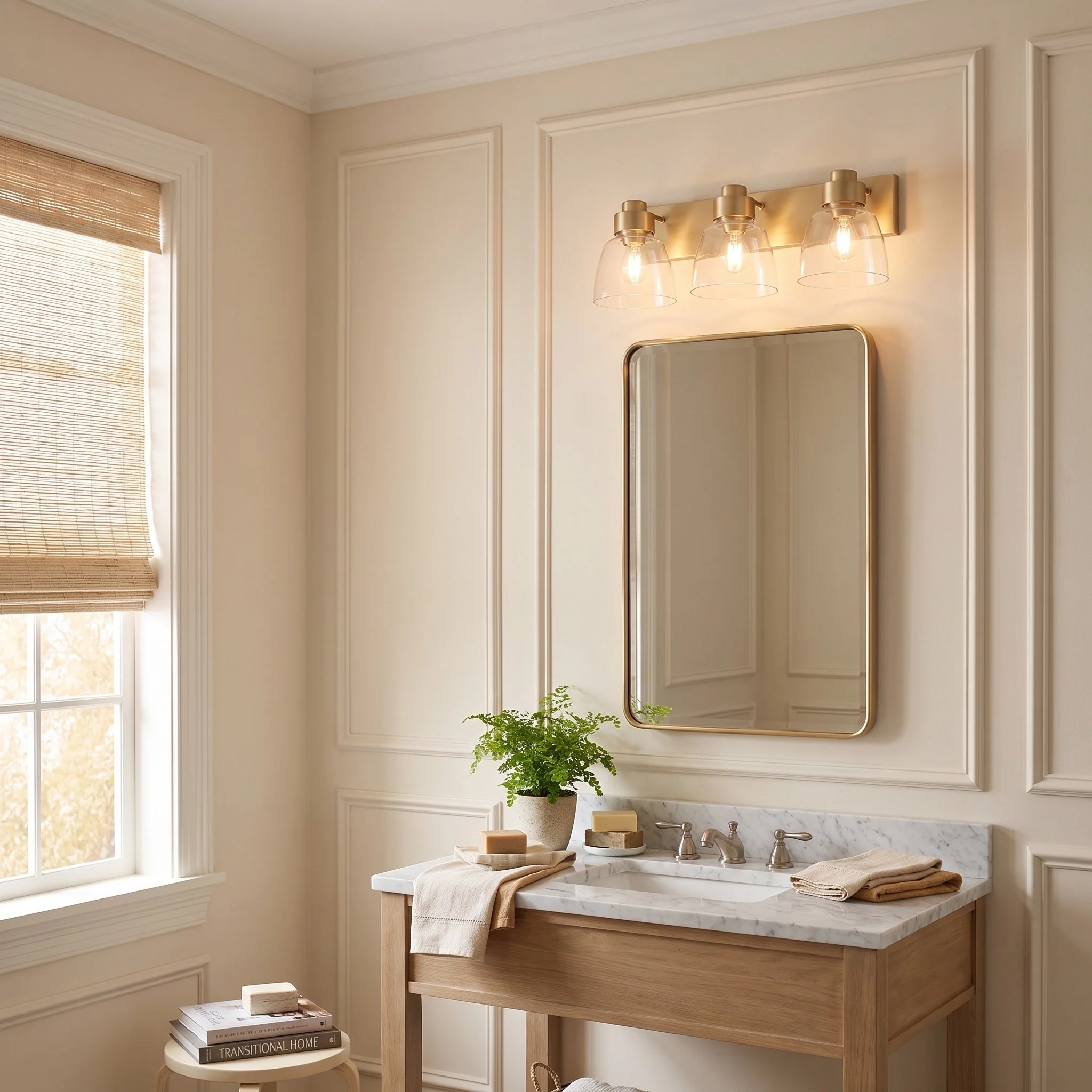 Remy 3-light Vanity in Brushed Champagne Brass - Image 7