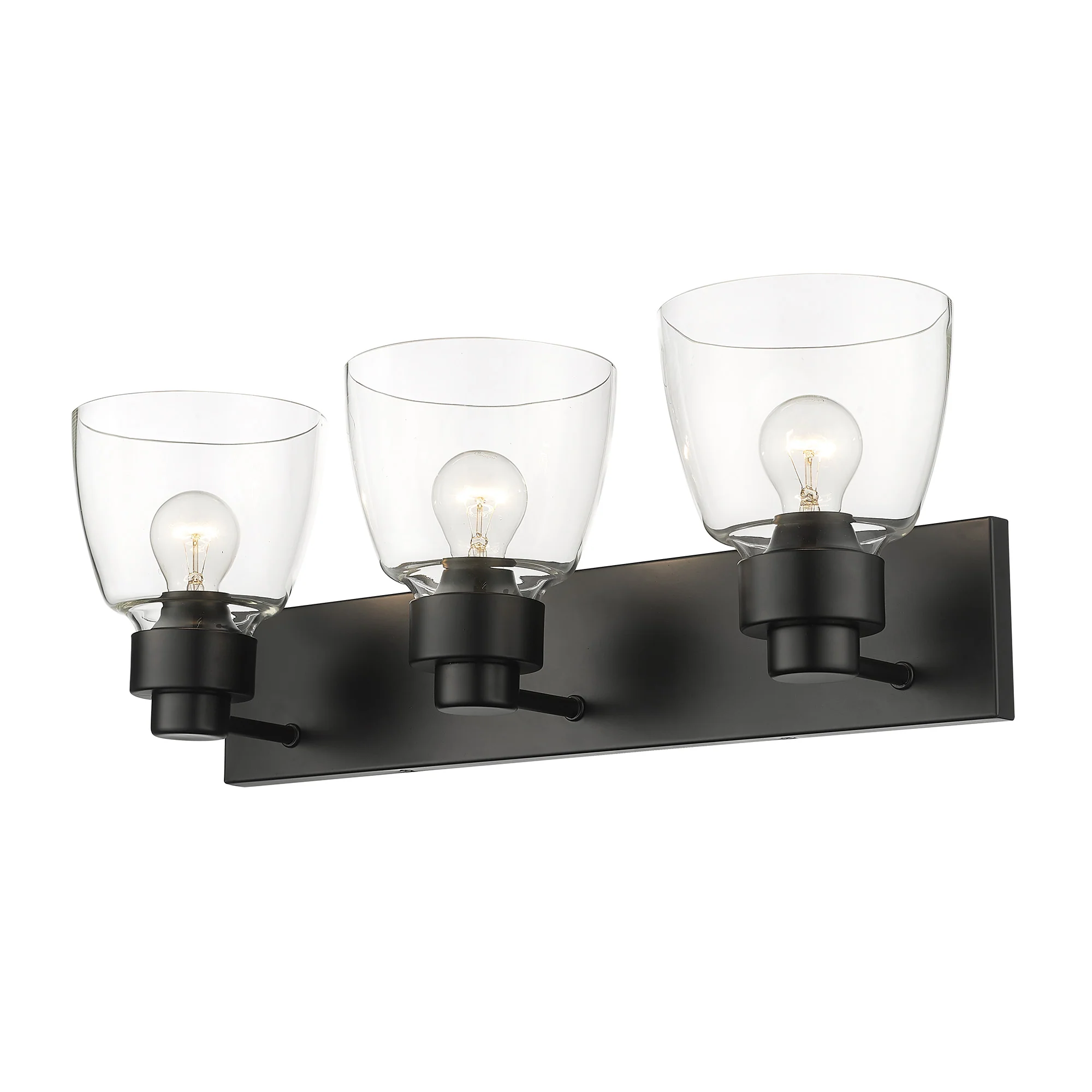 Remy 3-light Vanity in Matte Black - Image 4