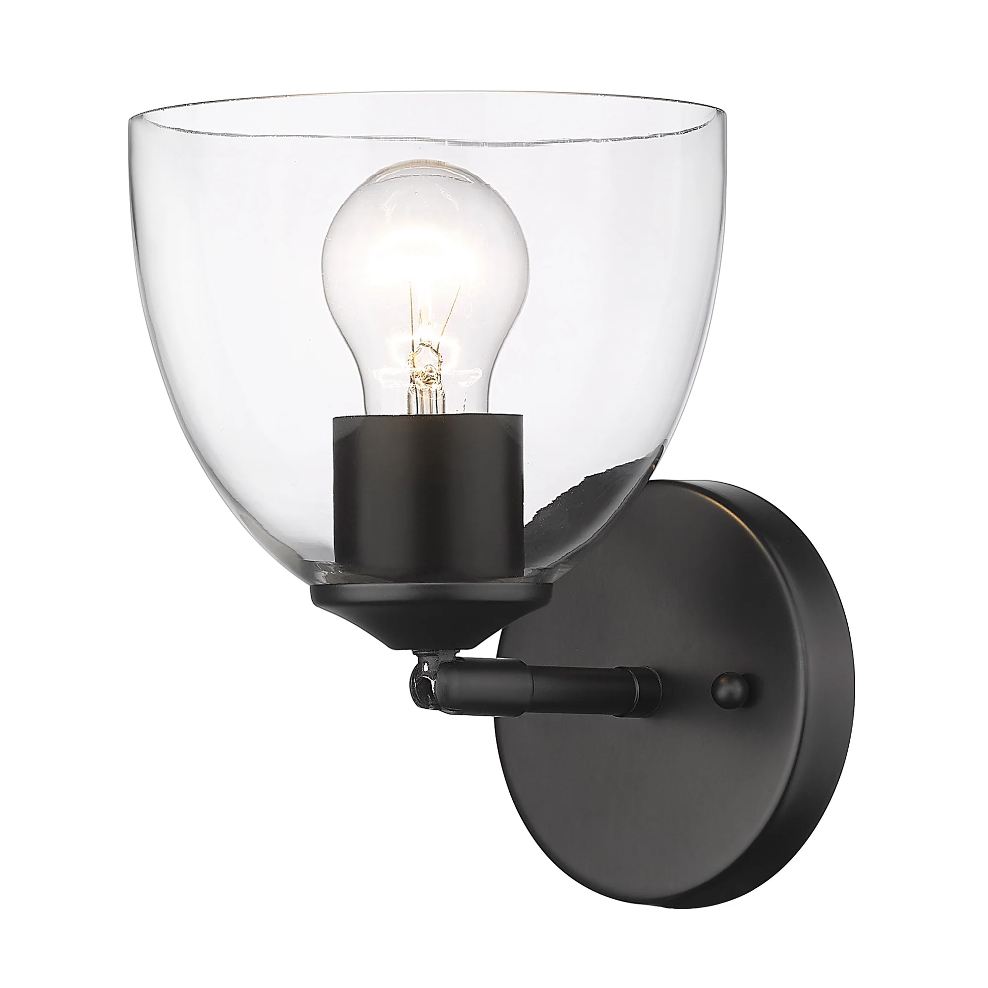 Roxie 1-light Wall Sconce in Matte Black - Image 3