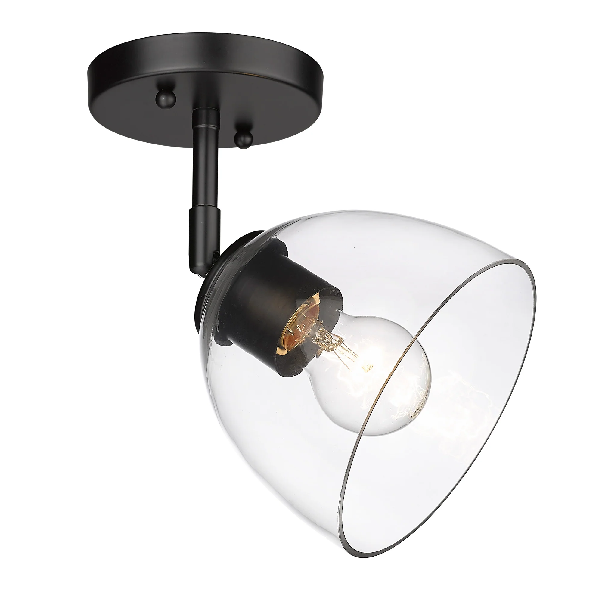Roxie 1-light Wall Sconce in Matte Black - Image 4