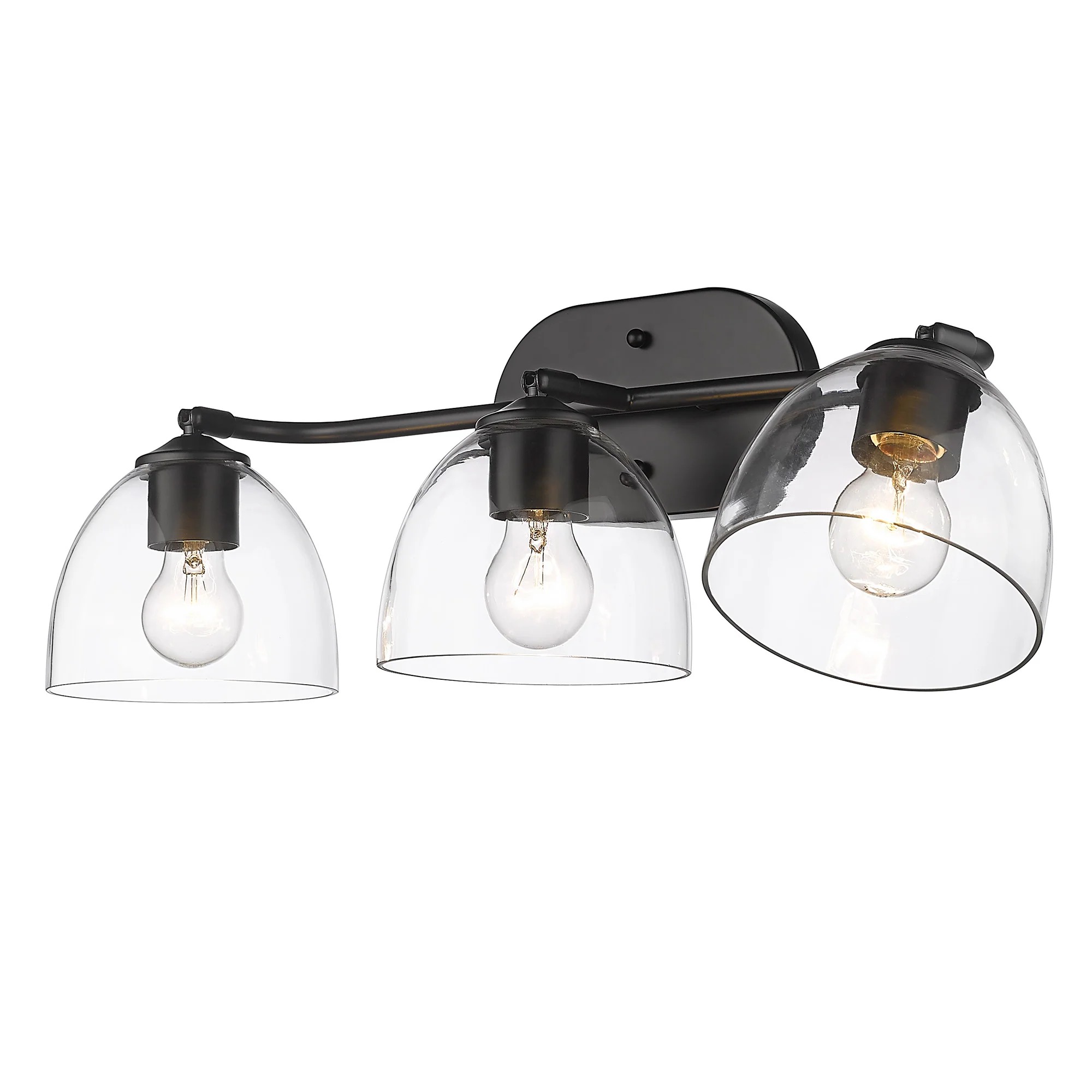 Roxie 3-light Vanity in Matte Black