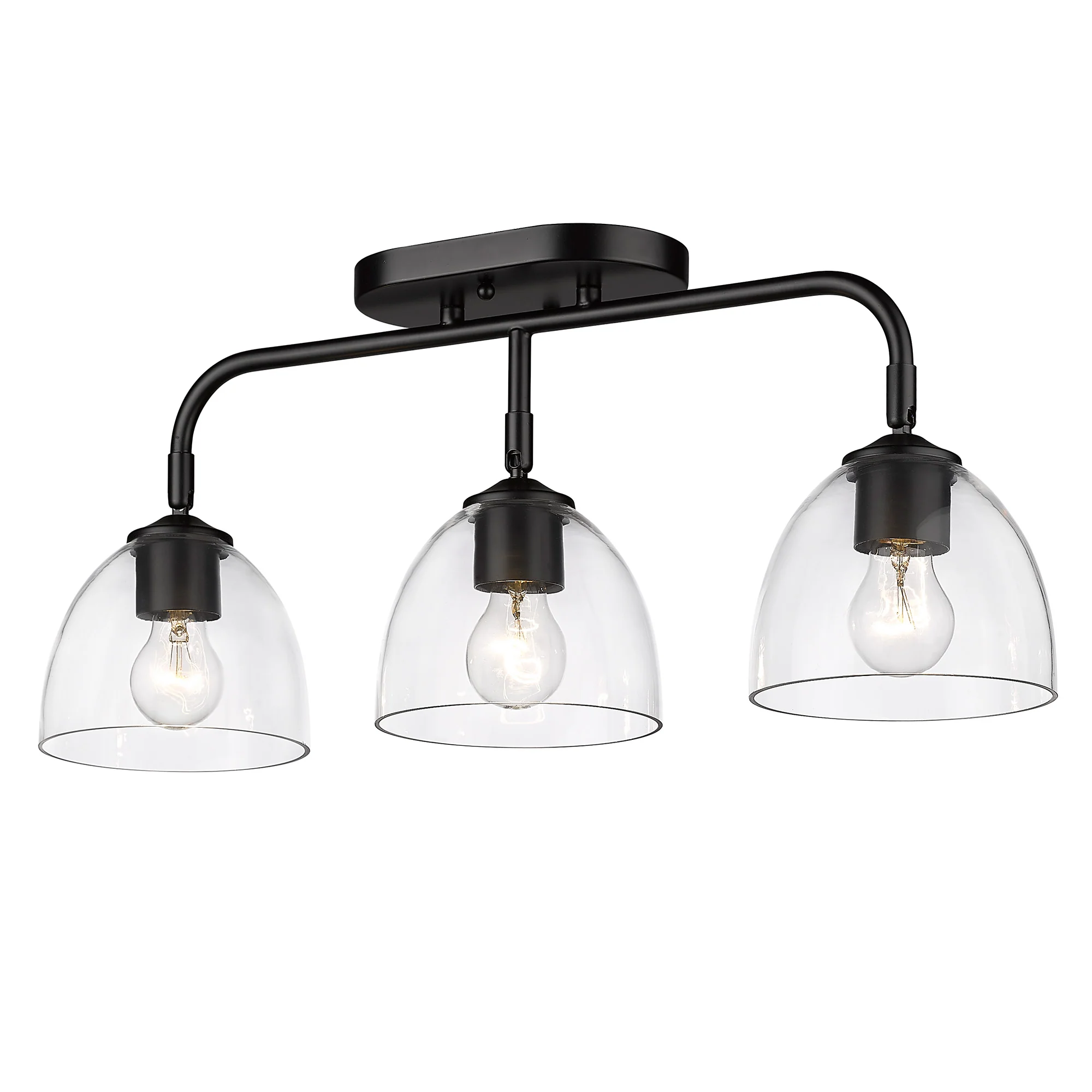 Roxie 3-light Vanity in Matte Black - Image 4