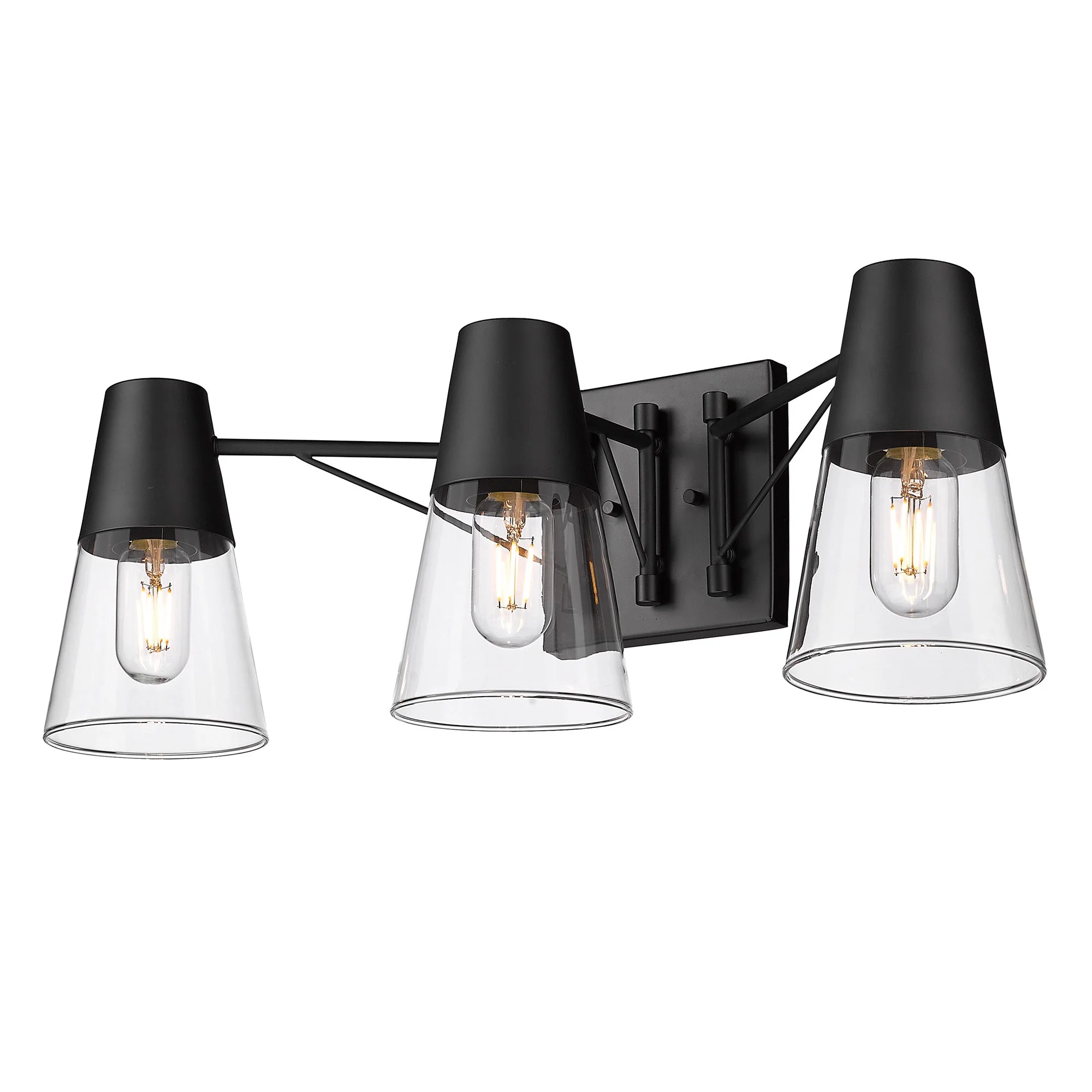 Ryker 3-light Vanity in Matte Black