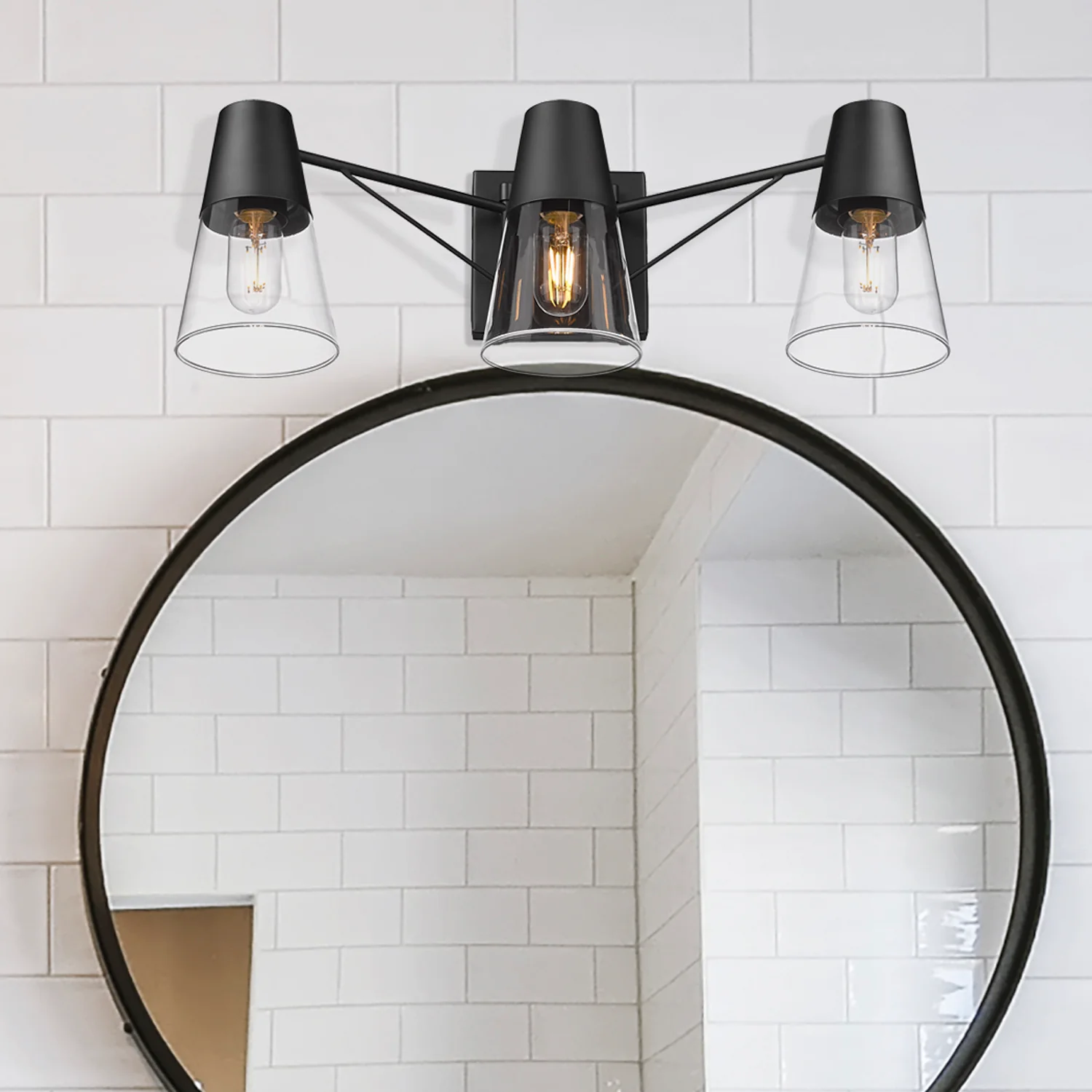 Ryker 3-light Vanity in Matte Black - Image 5