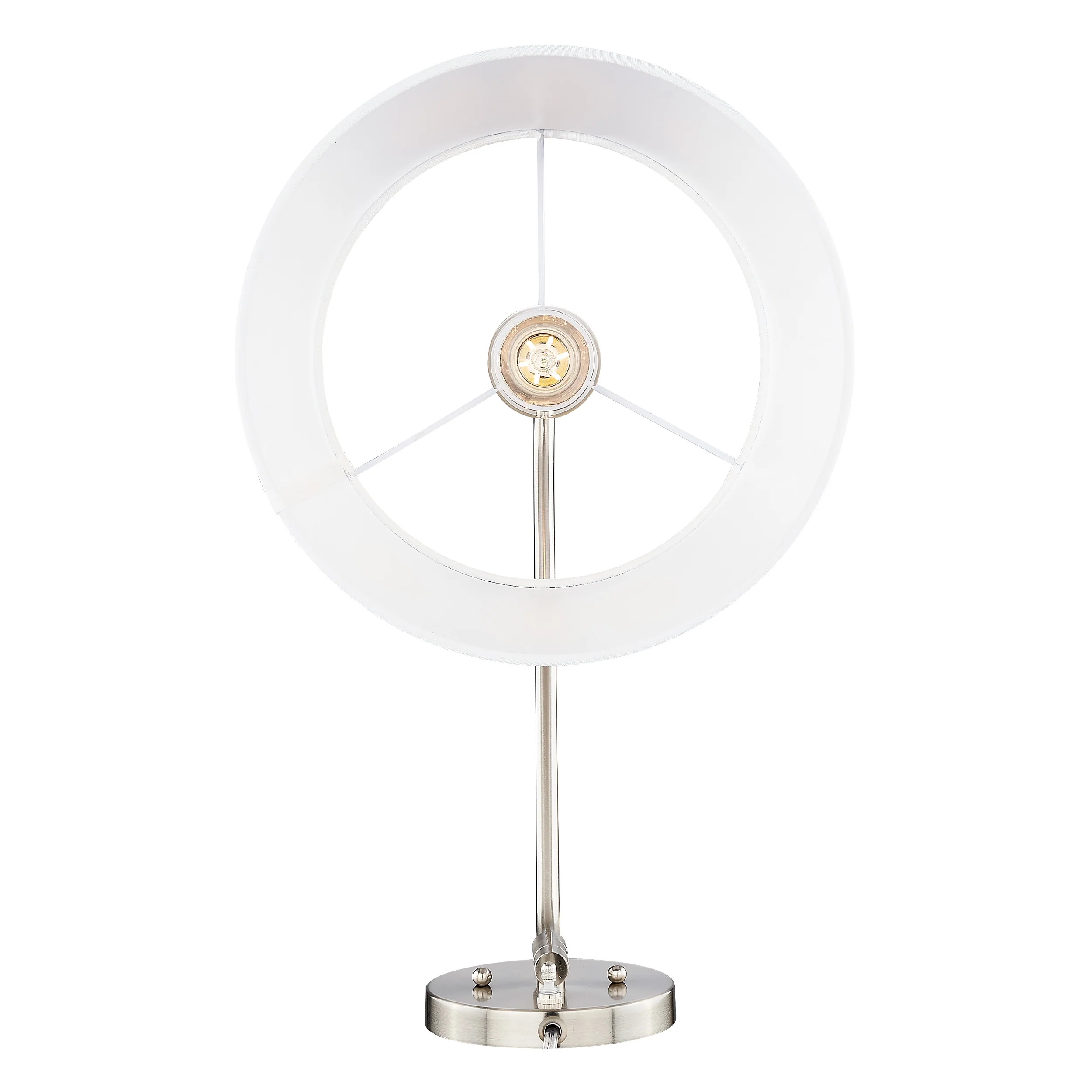Ryleigh 1-light Swing Arm Wall Lamp in Pewter and Modern White shade - Image 11