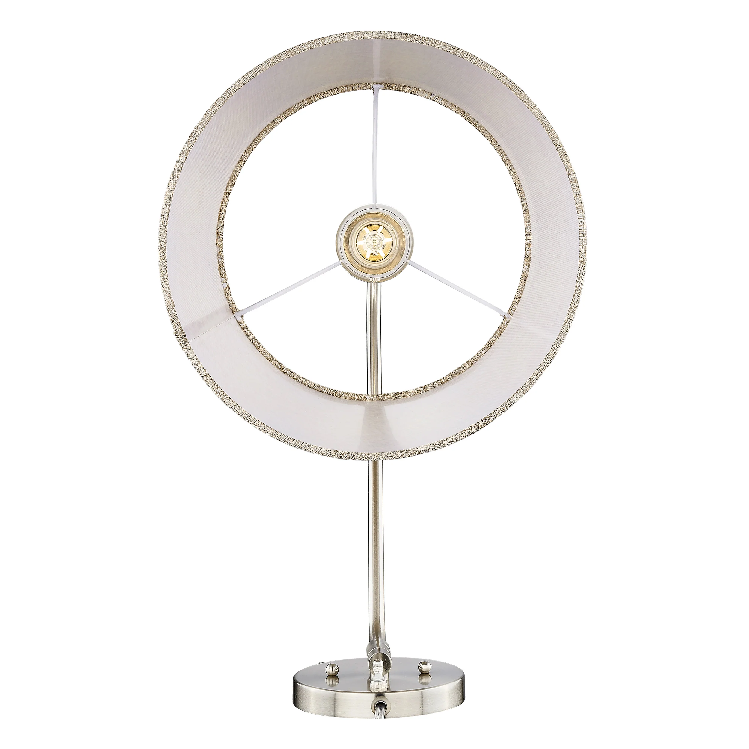 Ryleigh 1-light Swing Arm Wall Lamp in Pewter and Natural Sisal shade - Image 12