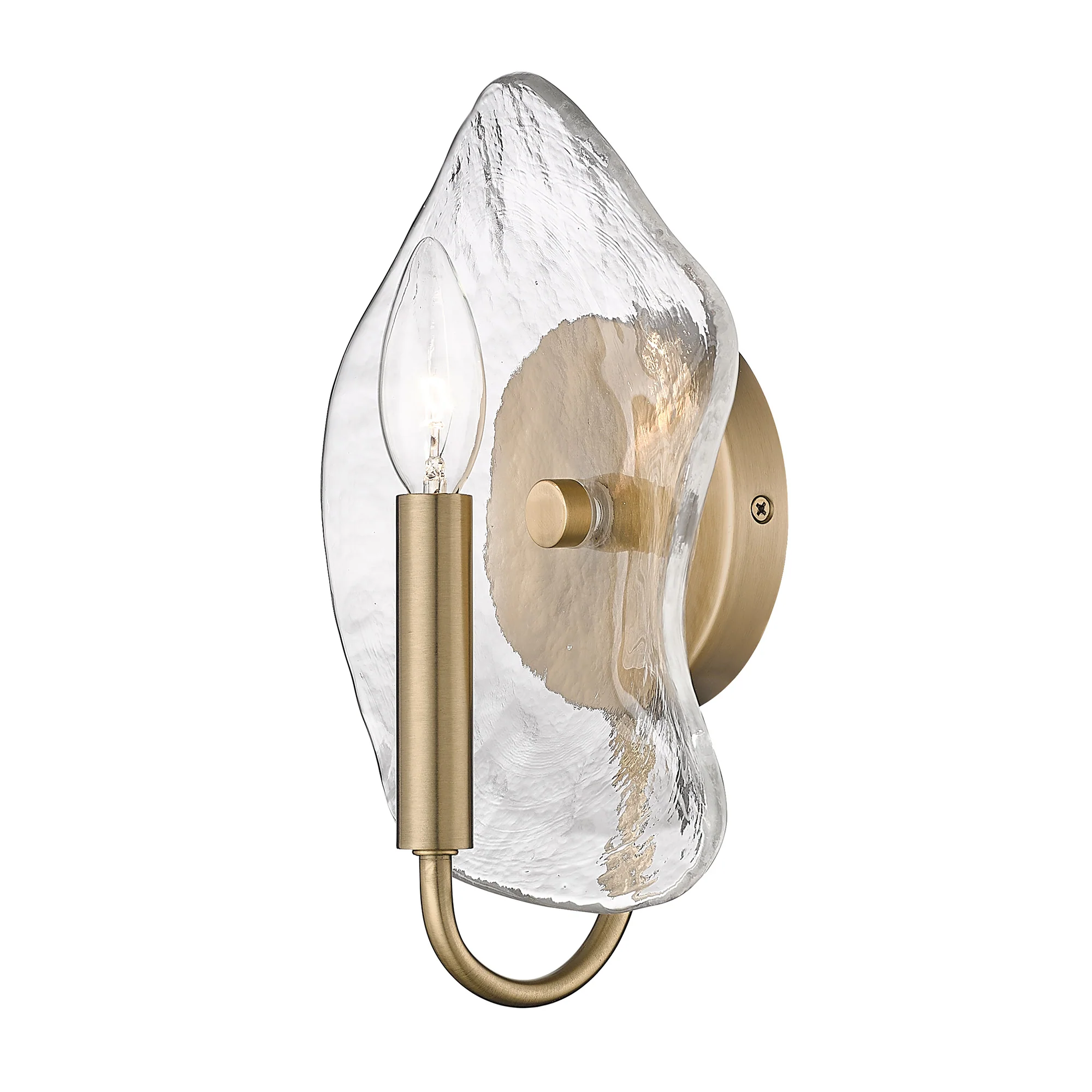 Samara 1-light Wall Sconce in Modern Brass