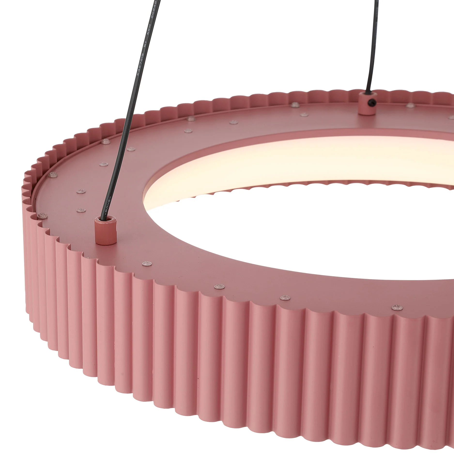 Sashay Integrated LED 20" Pendant in Blush - Image 9