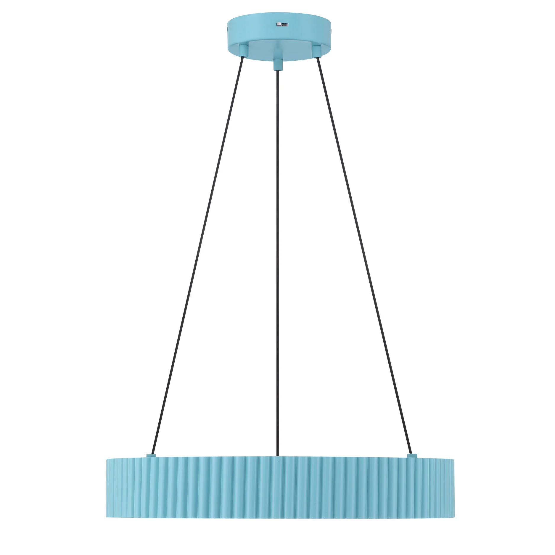 Sashay Integrated LED 20" Pendant in Sky Blue - Image 3