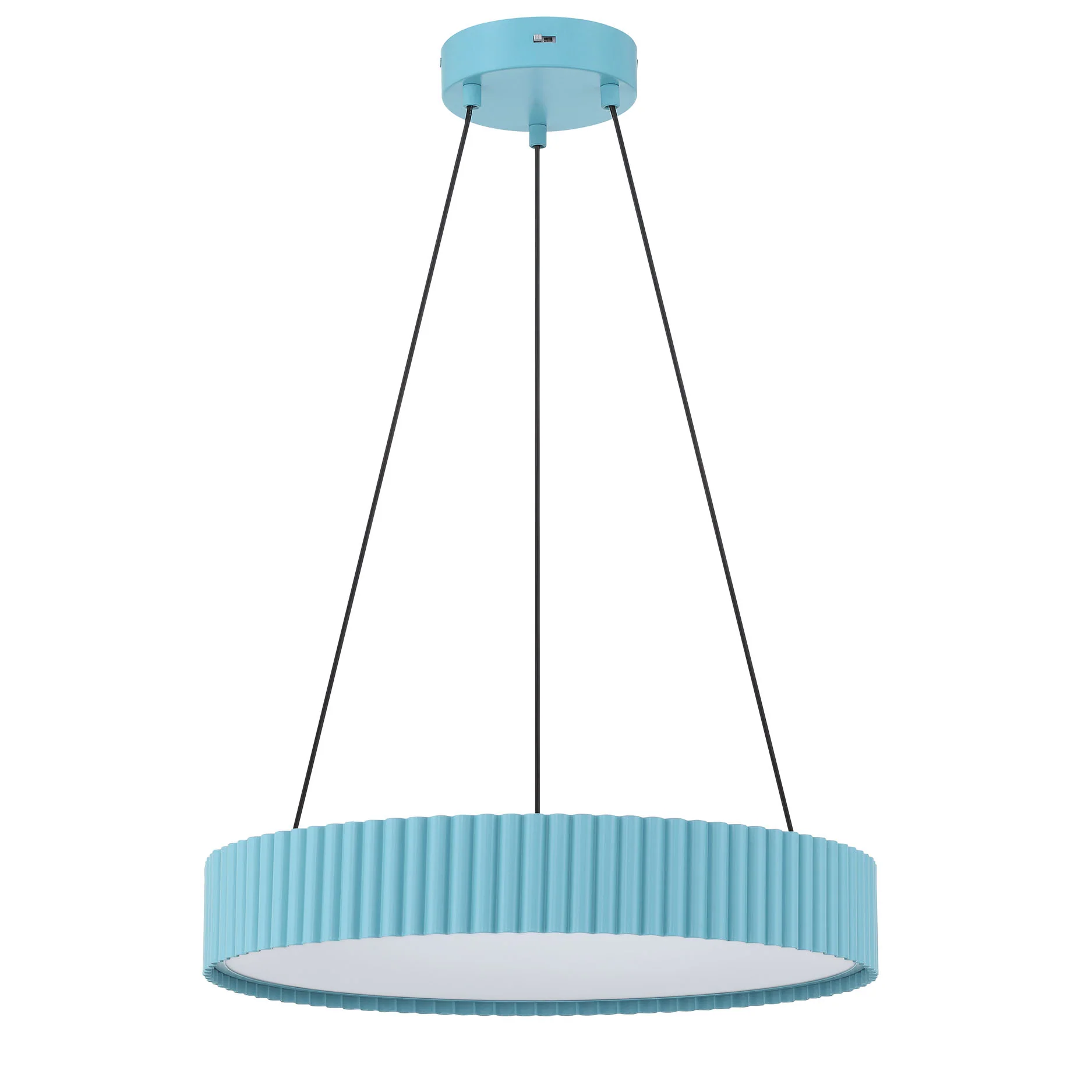 Sashay Integrated LED 20" Pendant in Sky Blue - Image 4