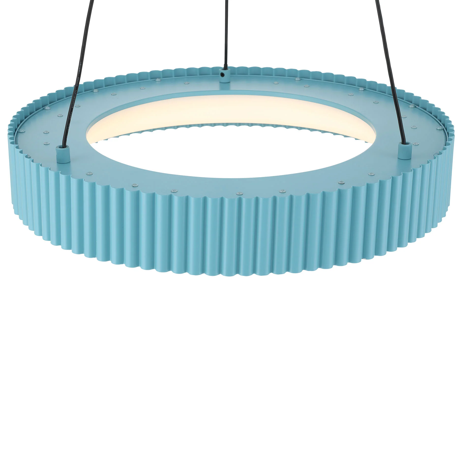 Sashay Integrated LED 20" Pendant in Sky Blue - Image 8