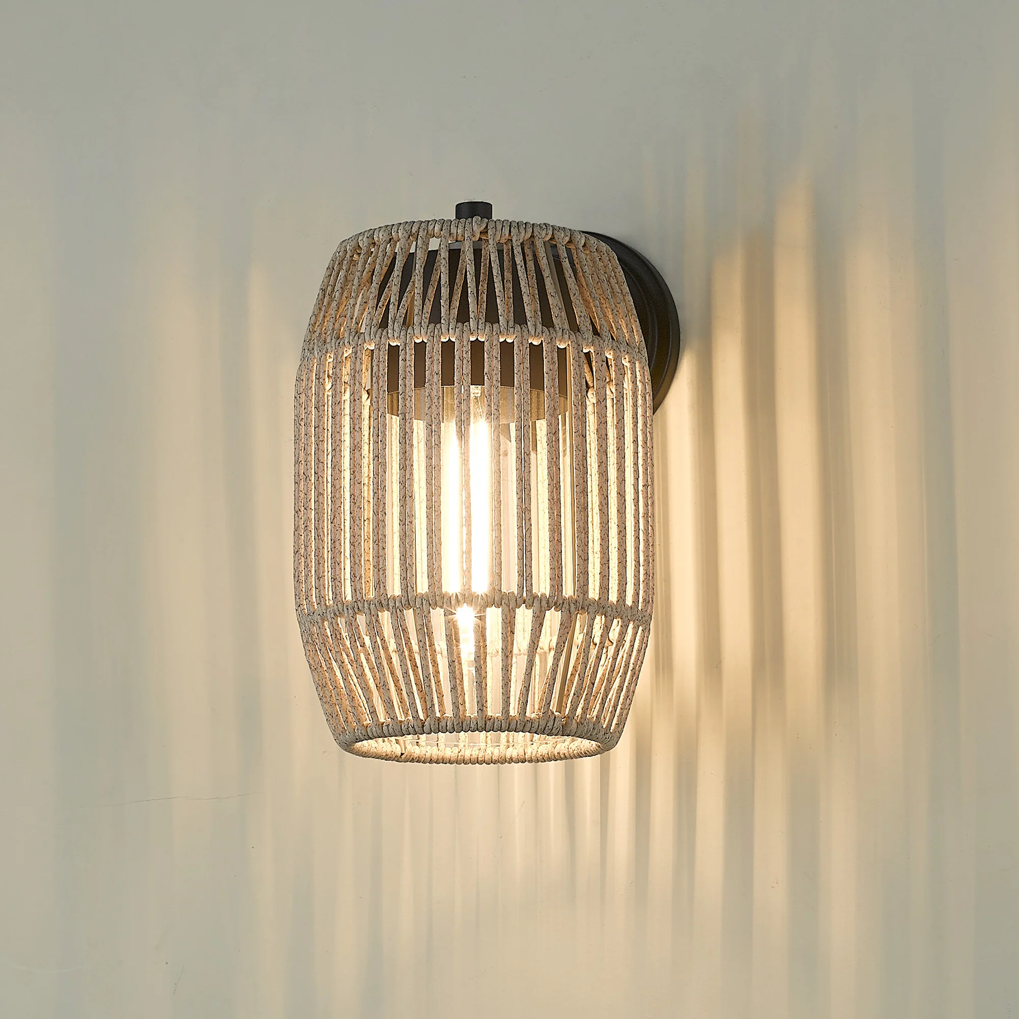Seabrooke 1-light Outdoor Wall in Natural Black - Image 5