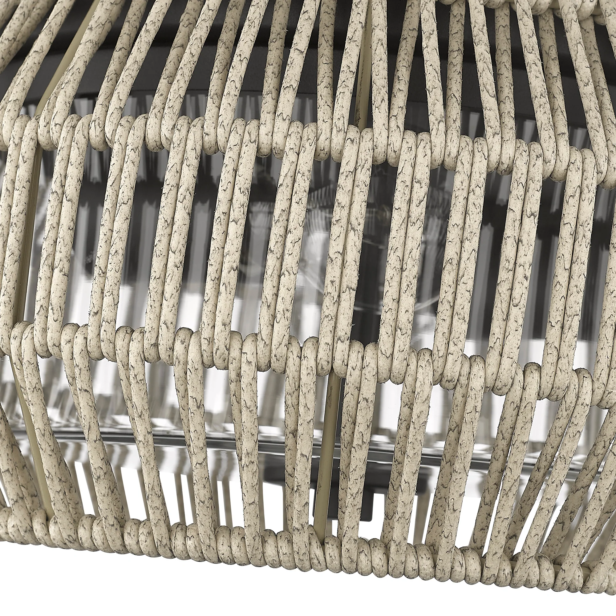Seabrooke Flush Mount - Outdoor in Natural Black with Summer Sands Shade - Image 4