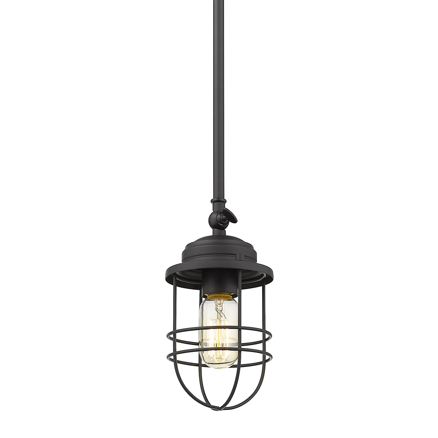Seaport 1-light Pendant in Matte Black - Image 3