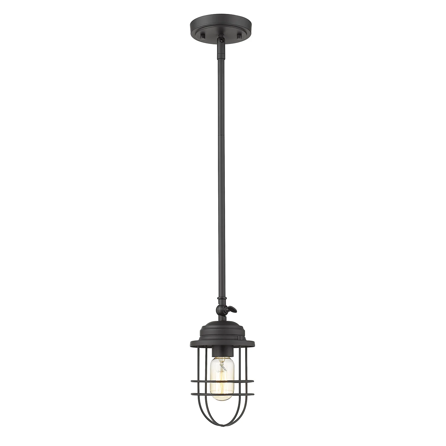 Seaport 1-light Pendant in Matte Black - Image 4