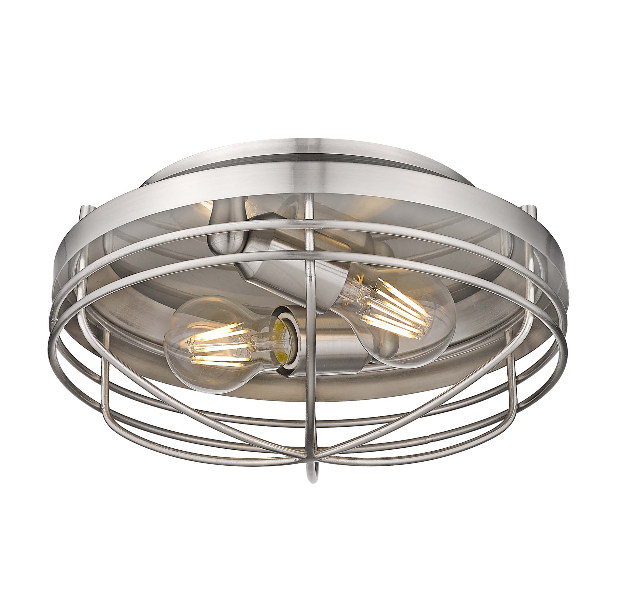 Seaport 2-light Flush Mount in Pewter - Image 3