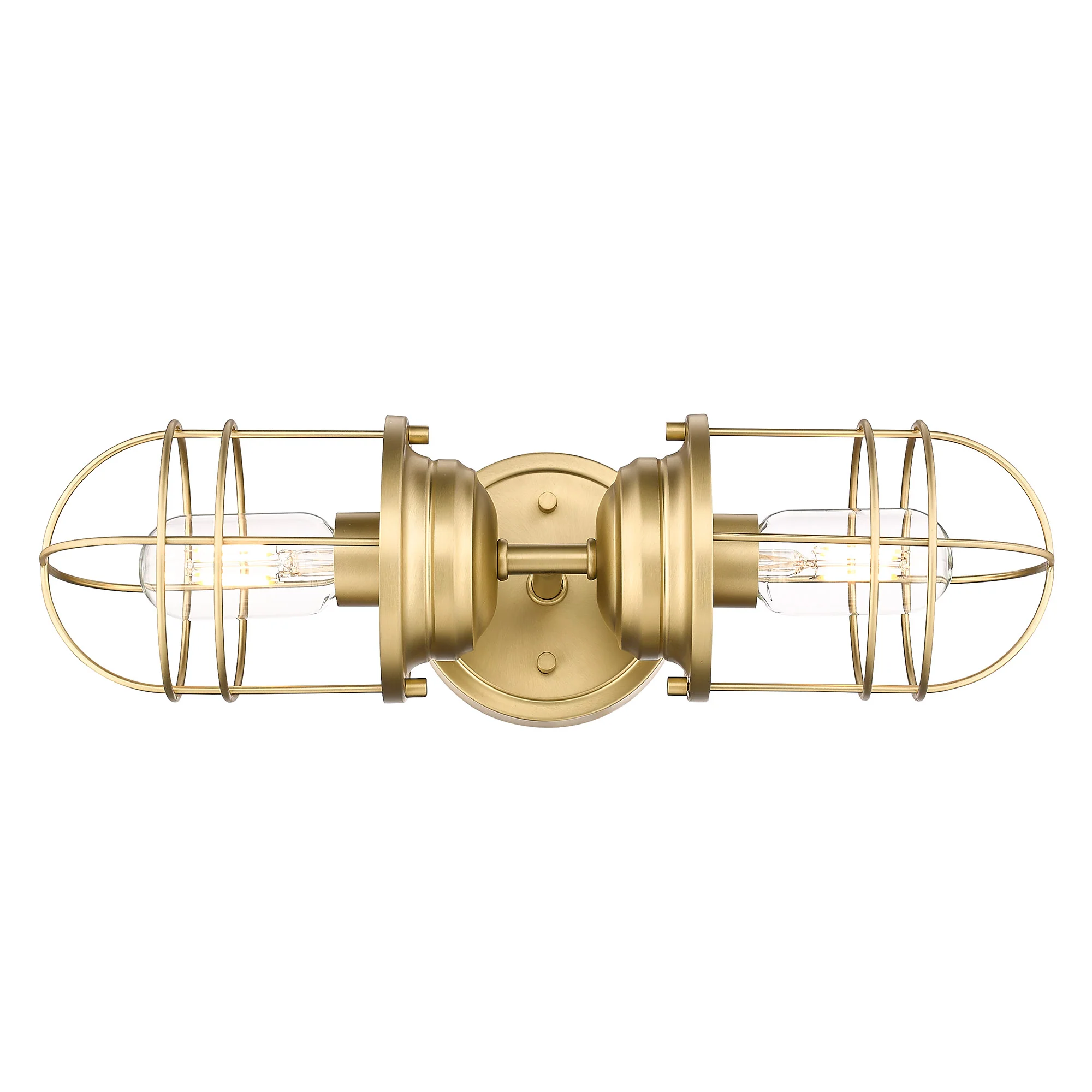 Seaport 2-light Vanity in Brushed Champagne Brass - Image 4