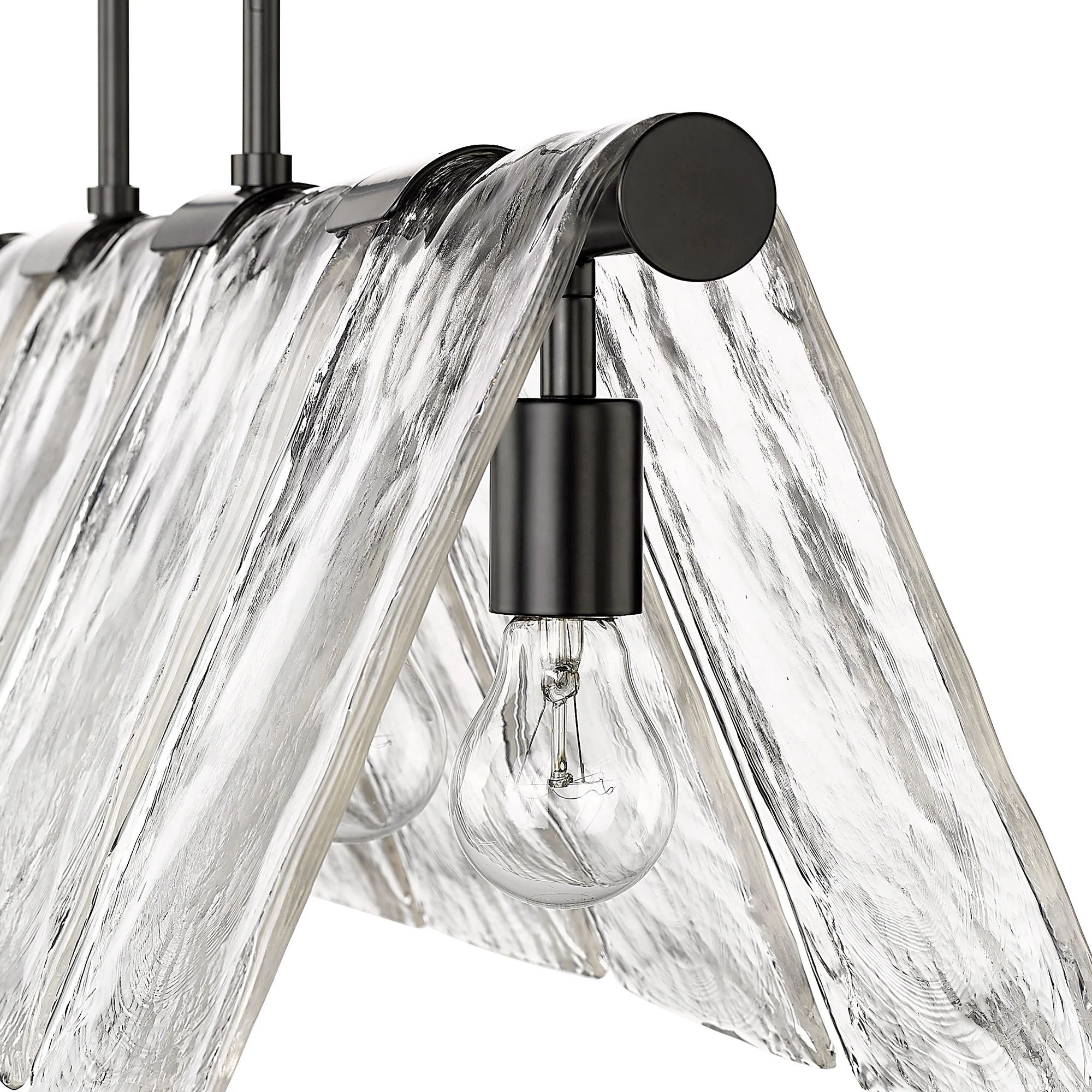 Serenity 5-light Island Light in Matte Black - Image 4