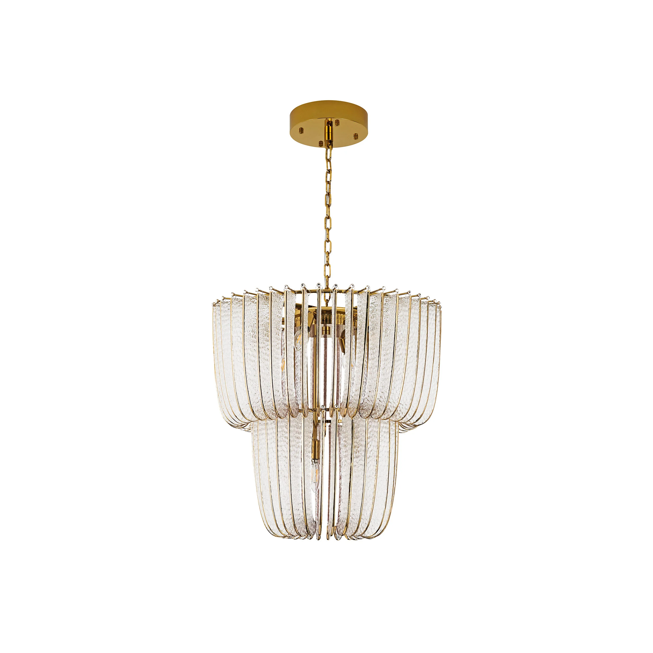 Shahi 9-light Chandelier in Titanium Gold - Image 2