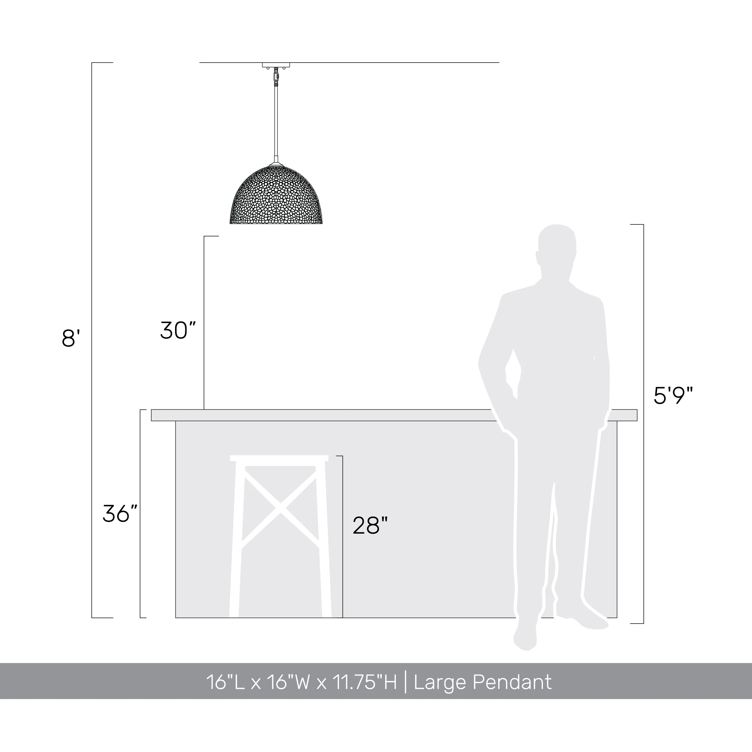 Shepard 1-light Pendant in Modern Brass and Russet Clay shade - Image 7
