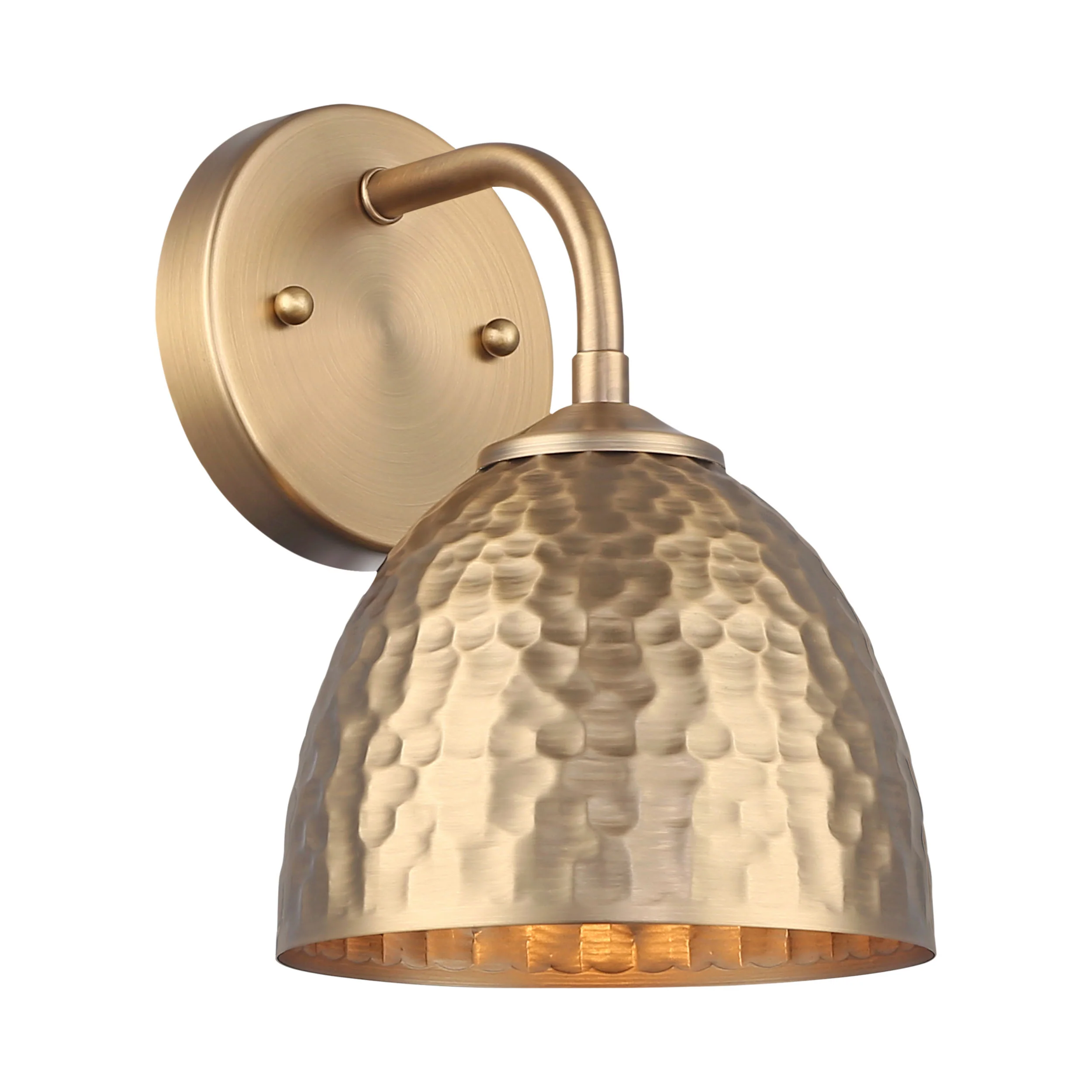 Shepard 1-light Wall Sconce in Modern Brass