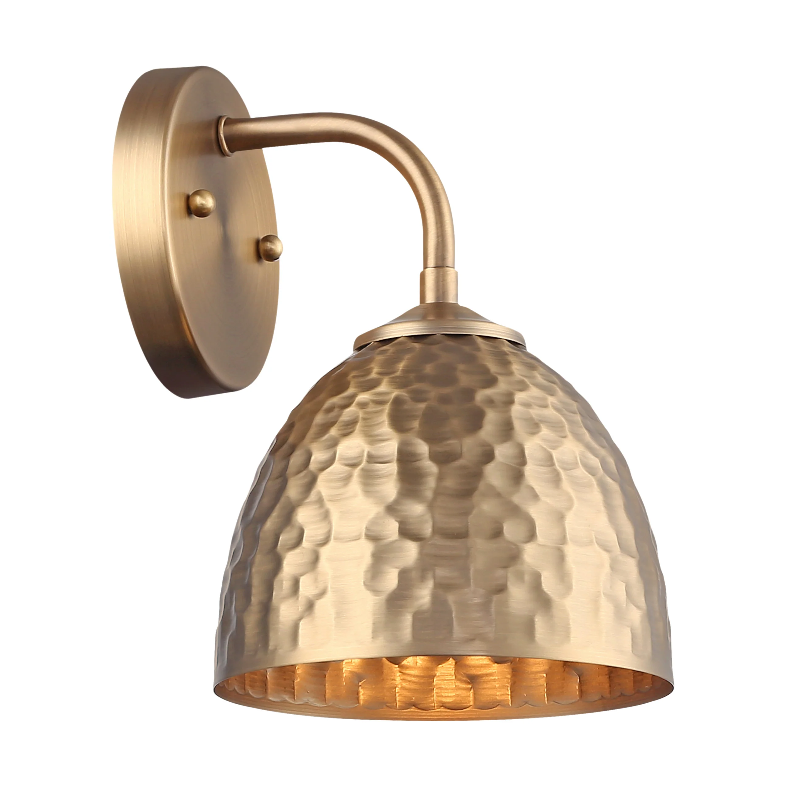 Shepard 1-light Wall Sconce in Modern Brass - Image 2