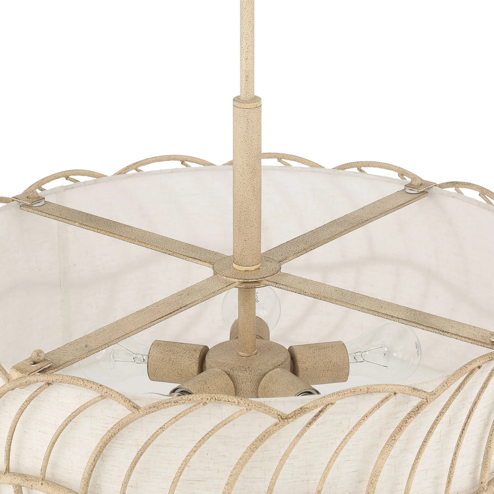Simbolo 5-light Pendant in Almond - Image 11