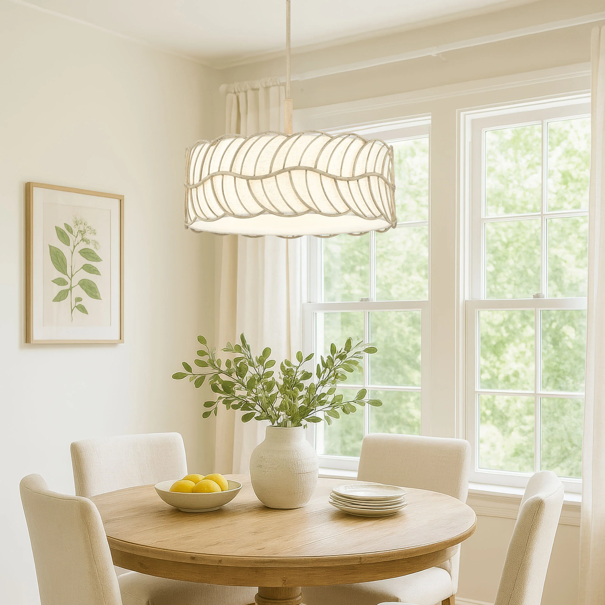 Simbolo 5-light Pendant in Almond - Image 12