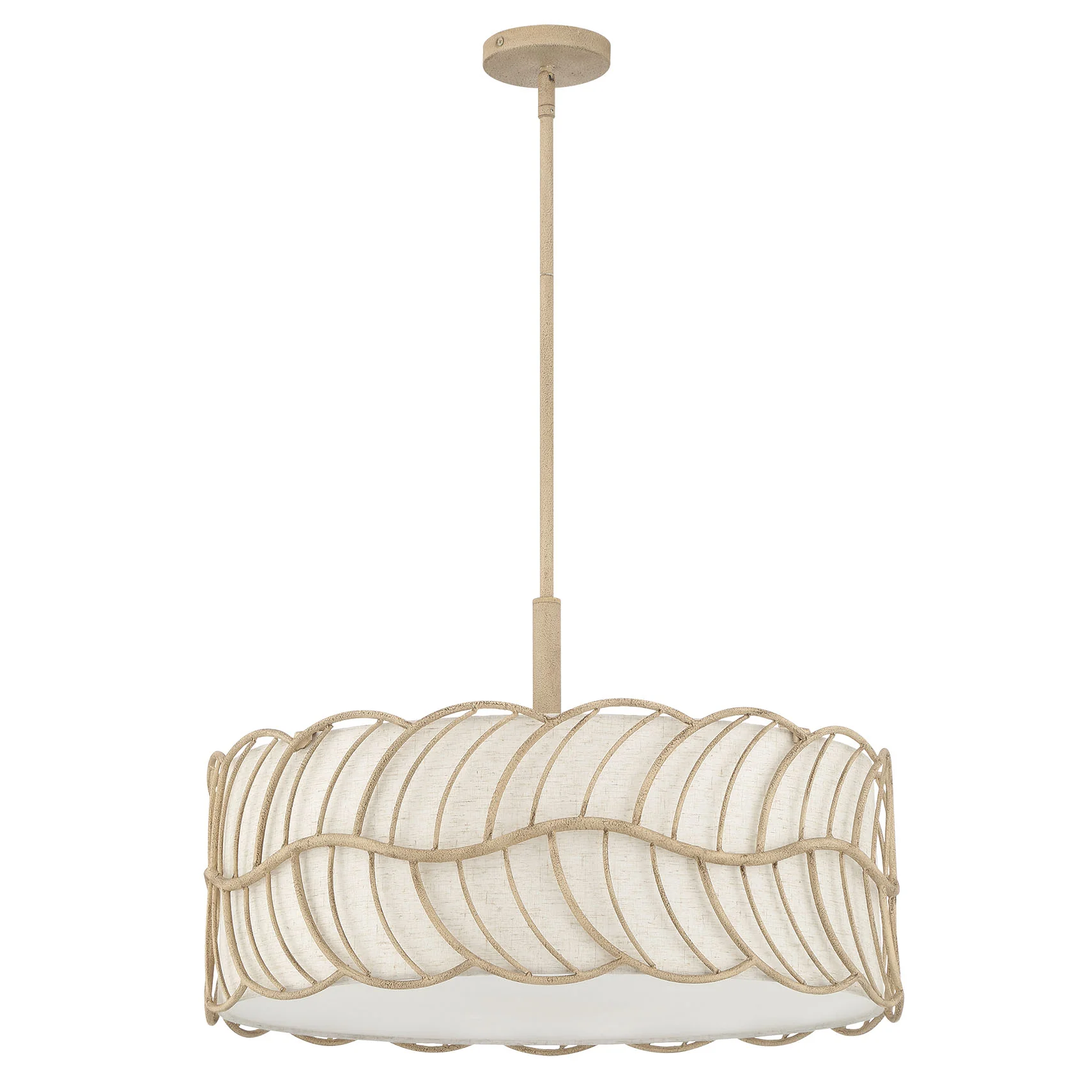 Simbolo 5-light Pendant in Almond - Image 3