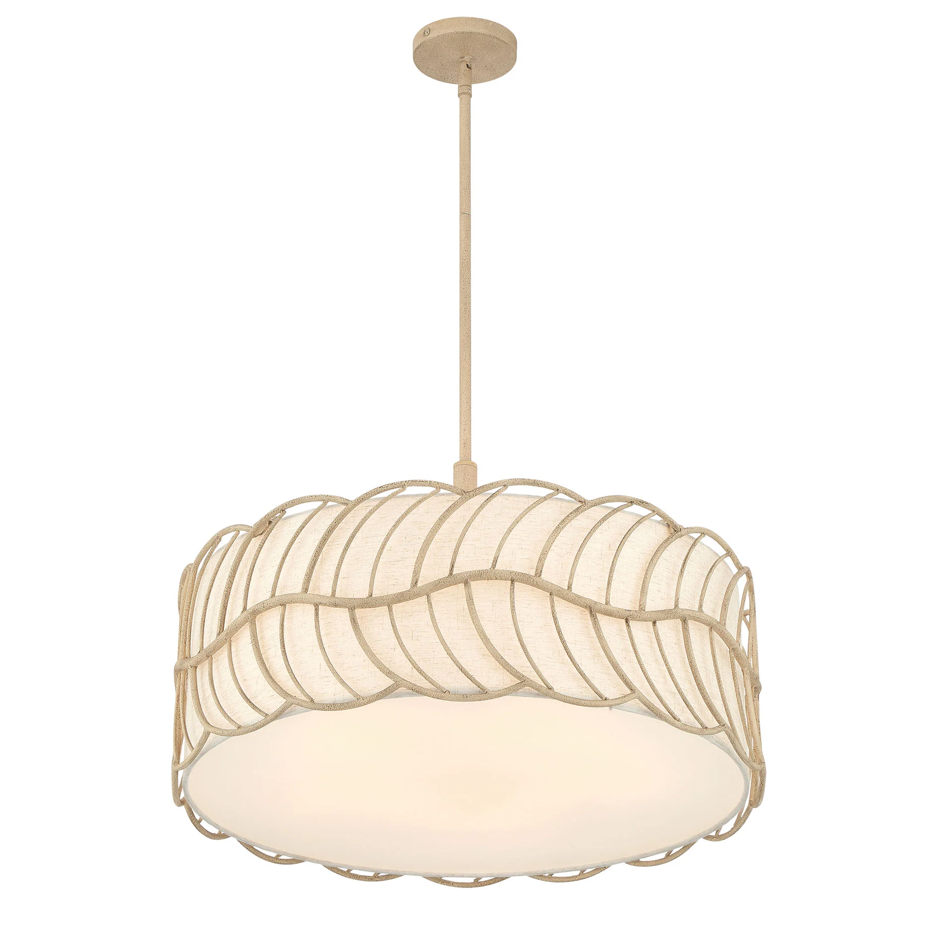 Simbolo 5-light Pendant in Almond - Image 5