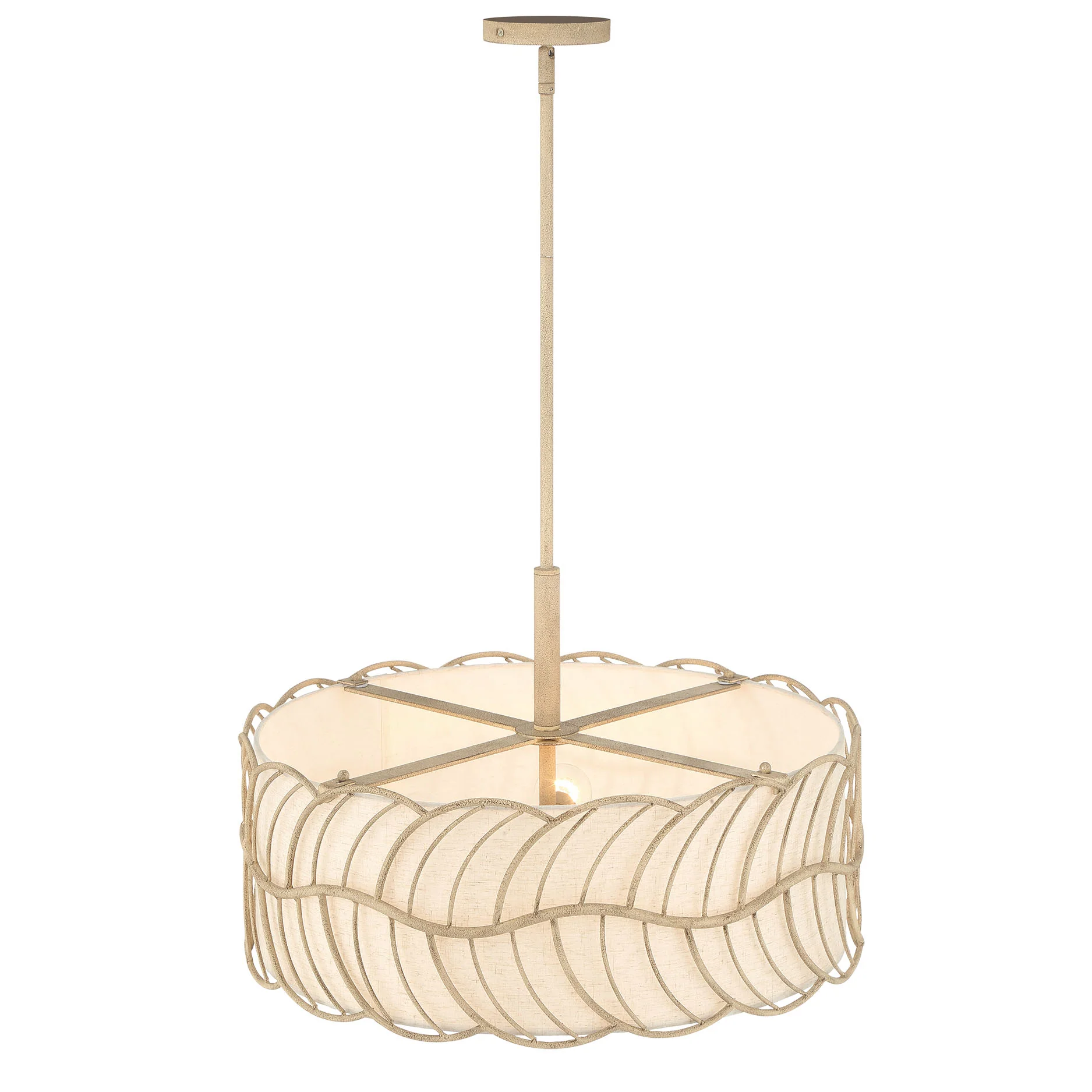 Simbolo 5-light Pendant in Almond - Image 6