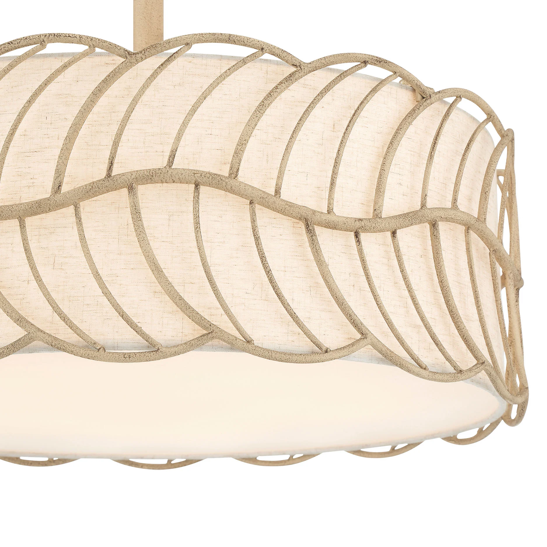 Simbolo 5-light Pendant in Almond - Image 8