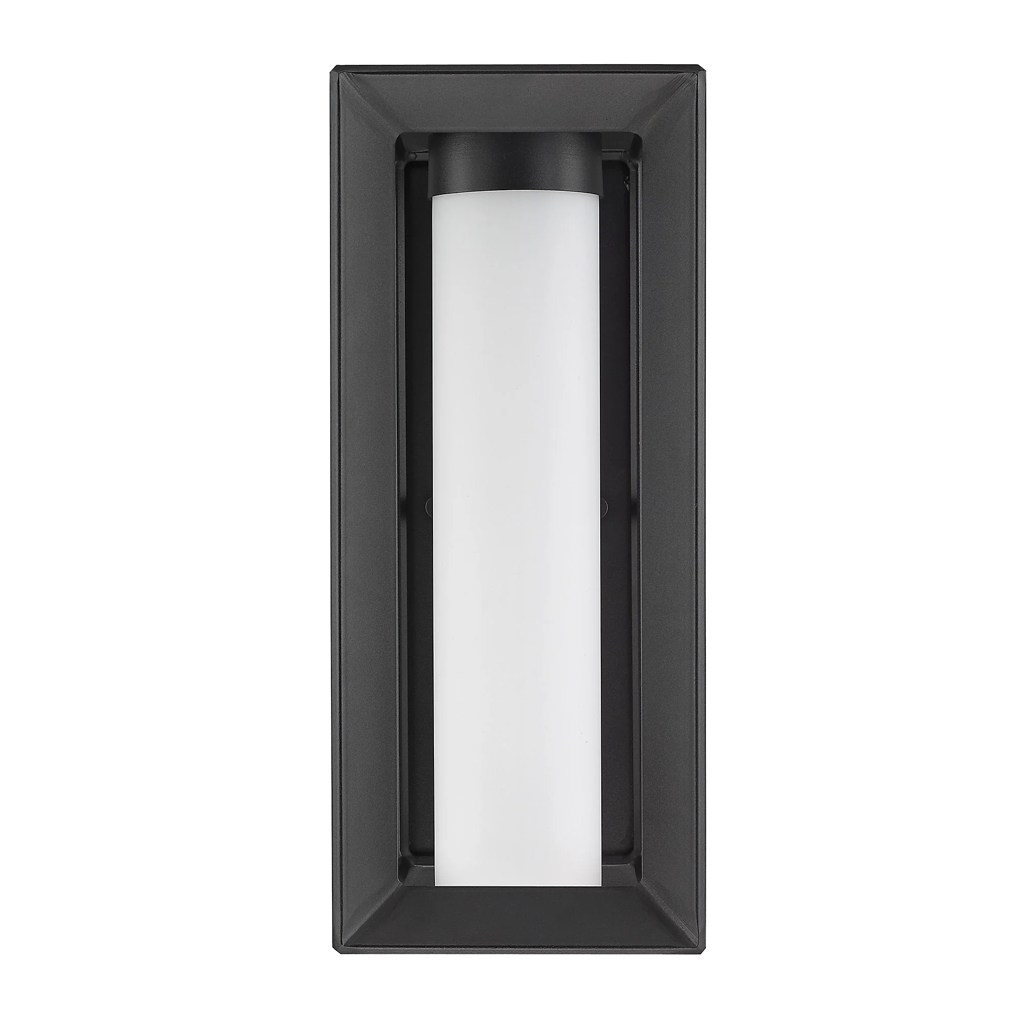 Smyth 1-light Outdoor Wall in Natural Black and Opal Glass - Image 3