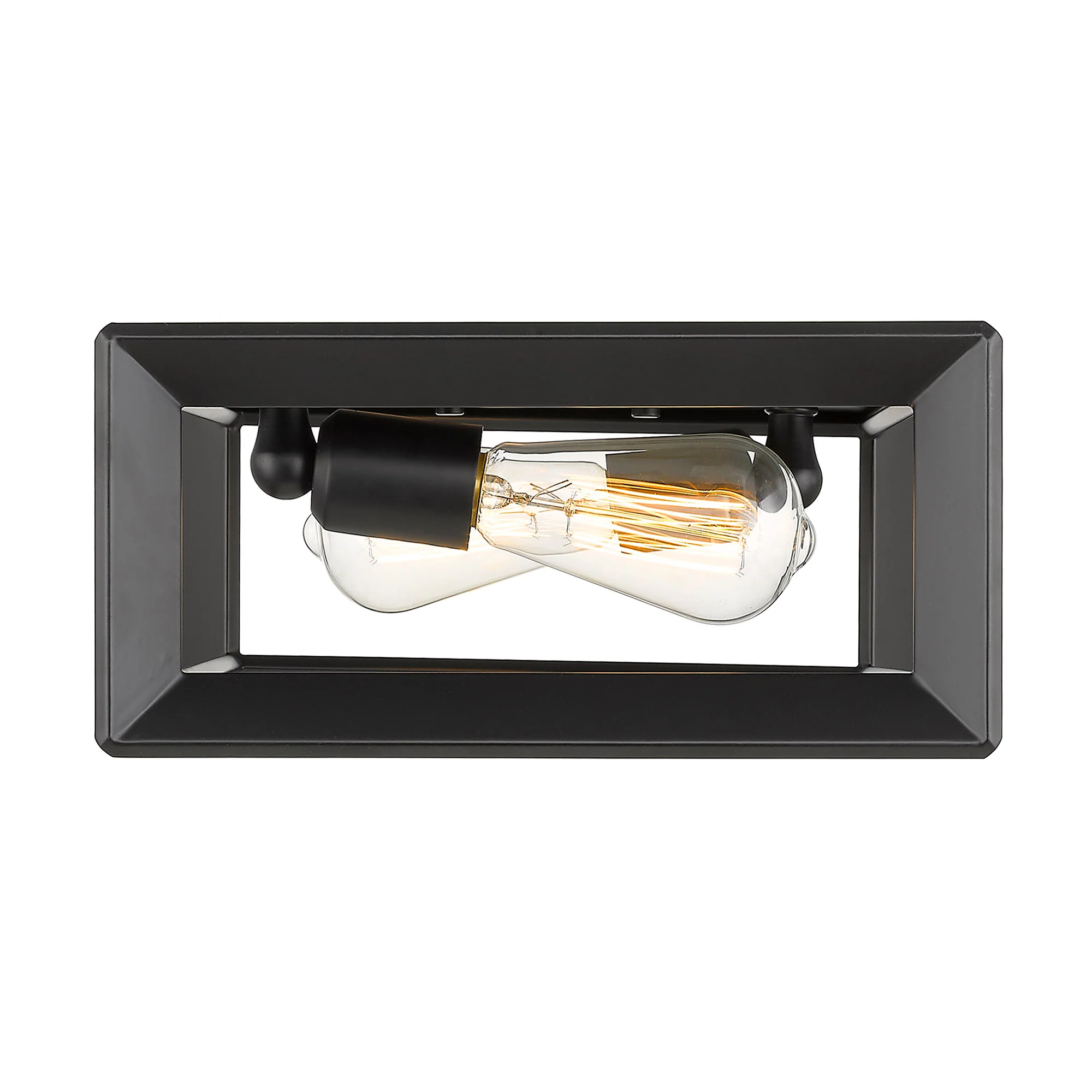Smyth 2-light Flush Mount in Matte Black - Image 2