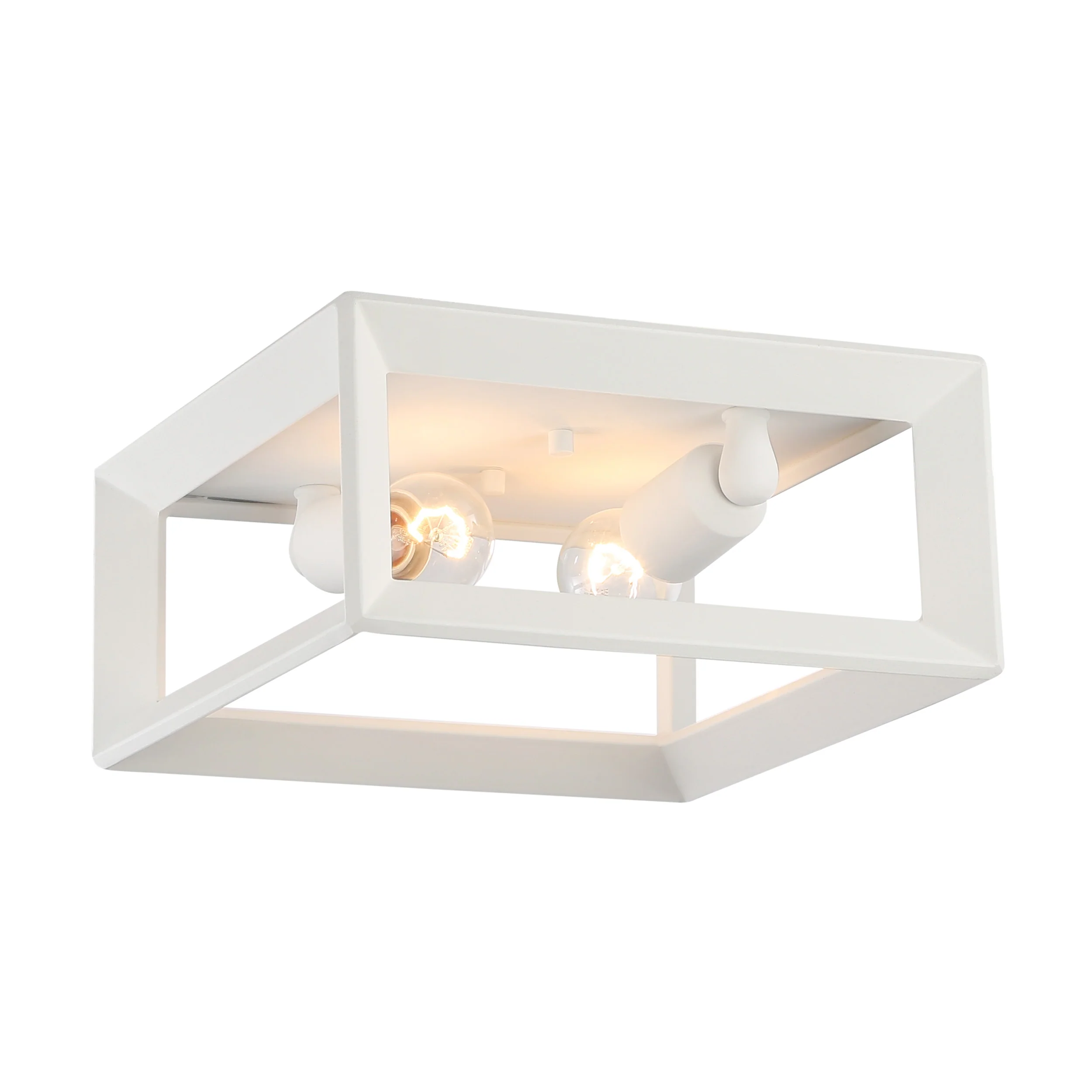 Smyth 2-light Flush Mount in Natural White