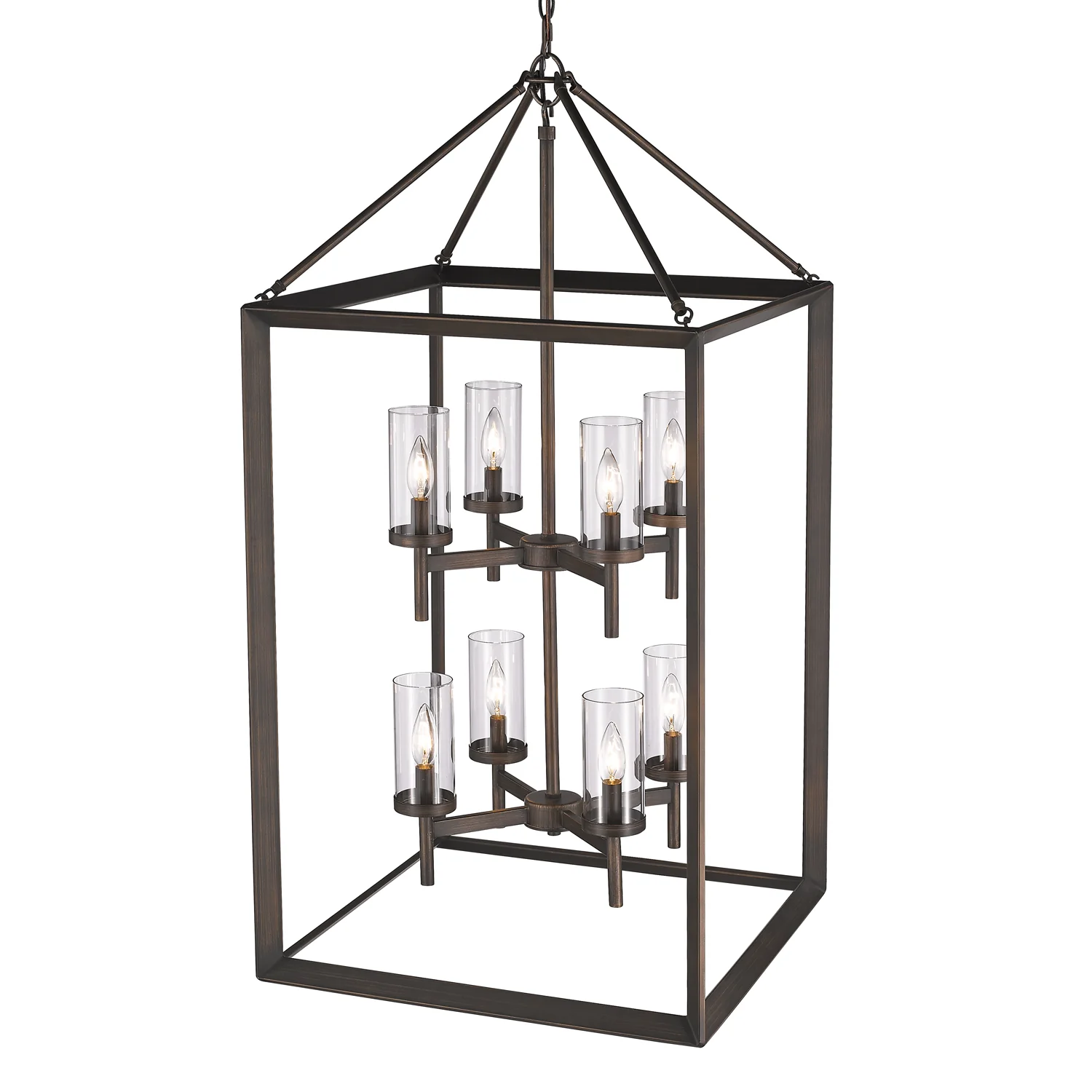 Smyth 8-light Pendant in Gunmetal Bronze - Image 2