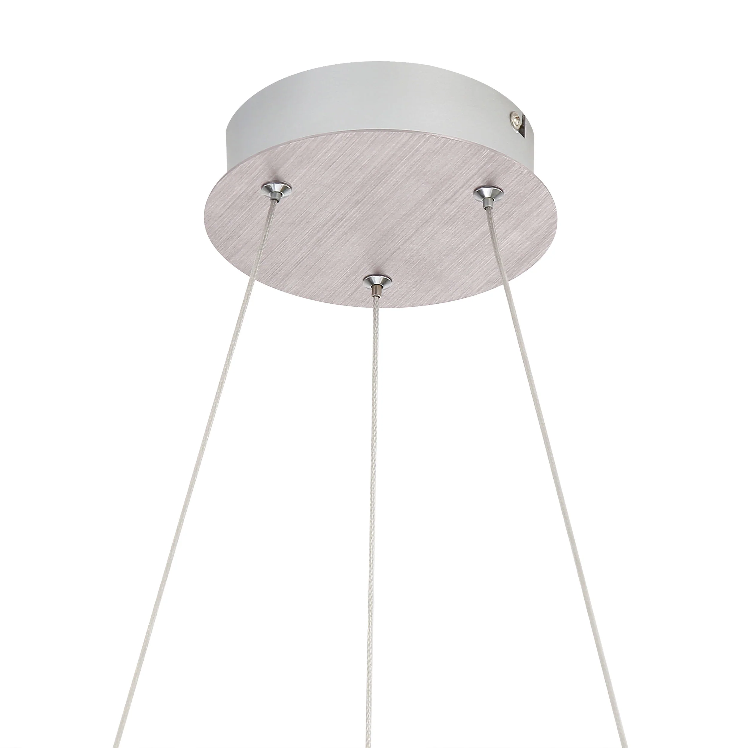 Spirale Integrated LED 24in Chandelier in Satin Nickel - Image 10