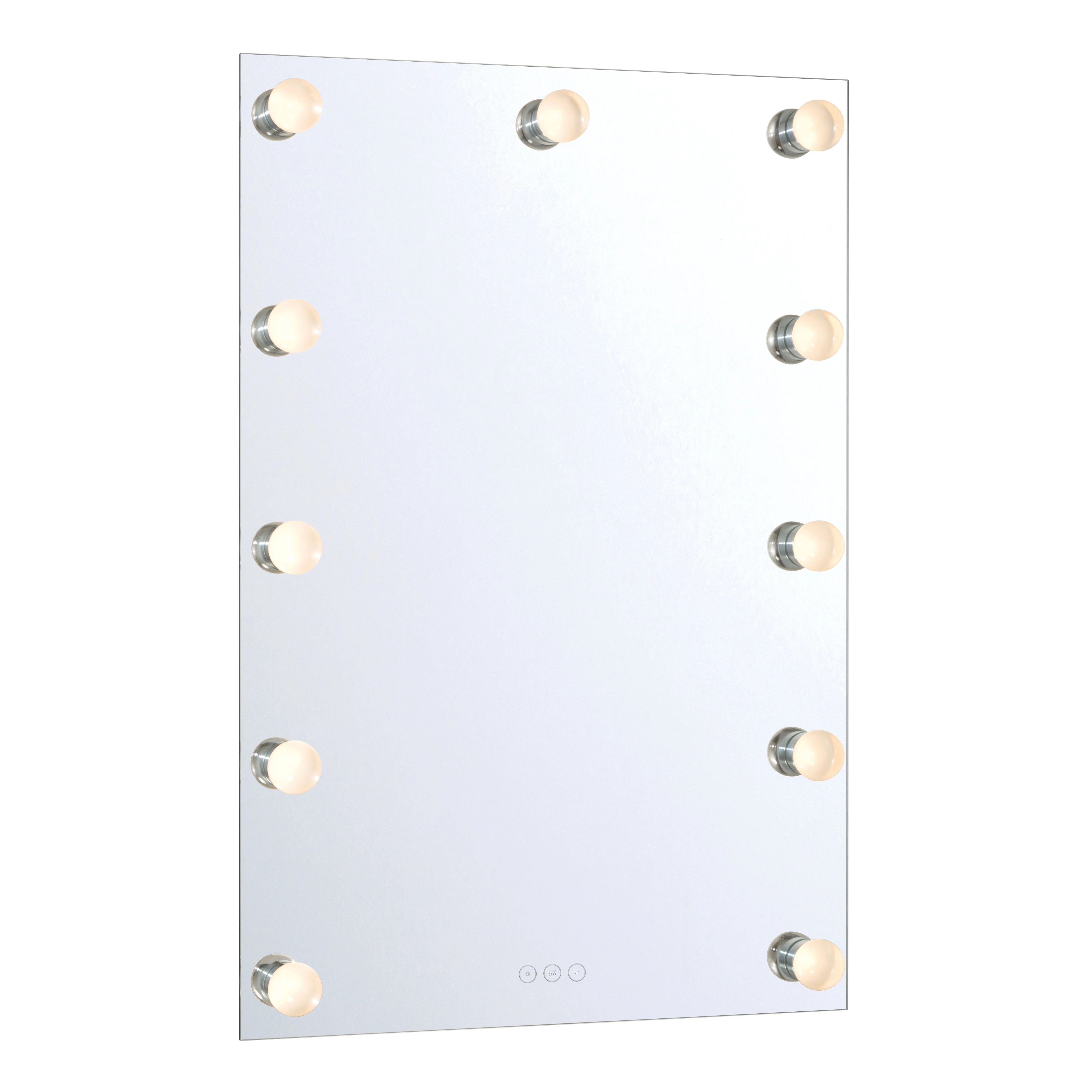 Starlight LED 24in Mirror with Clear Acrylic Globe Diffusers - Image 4