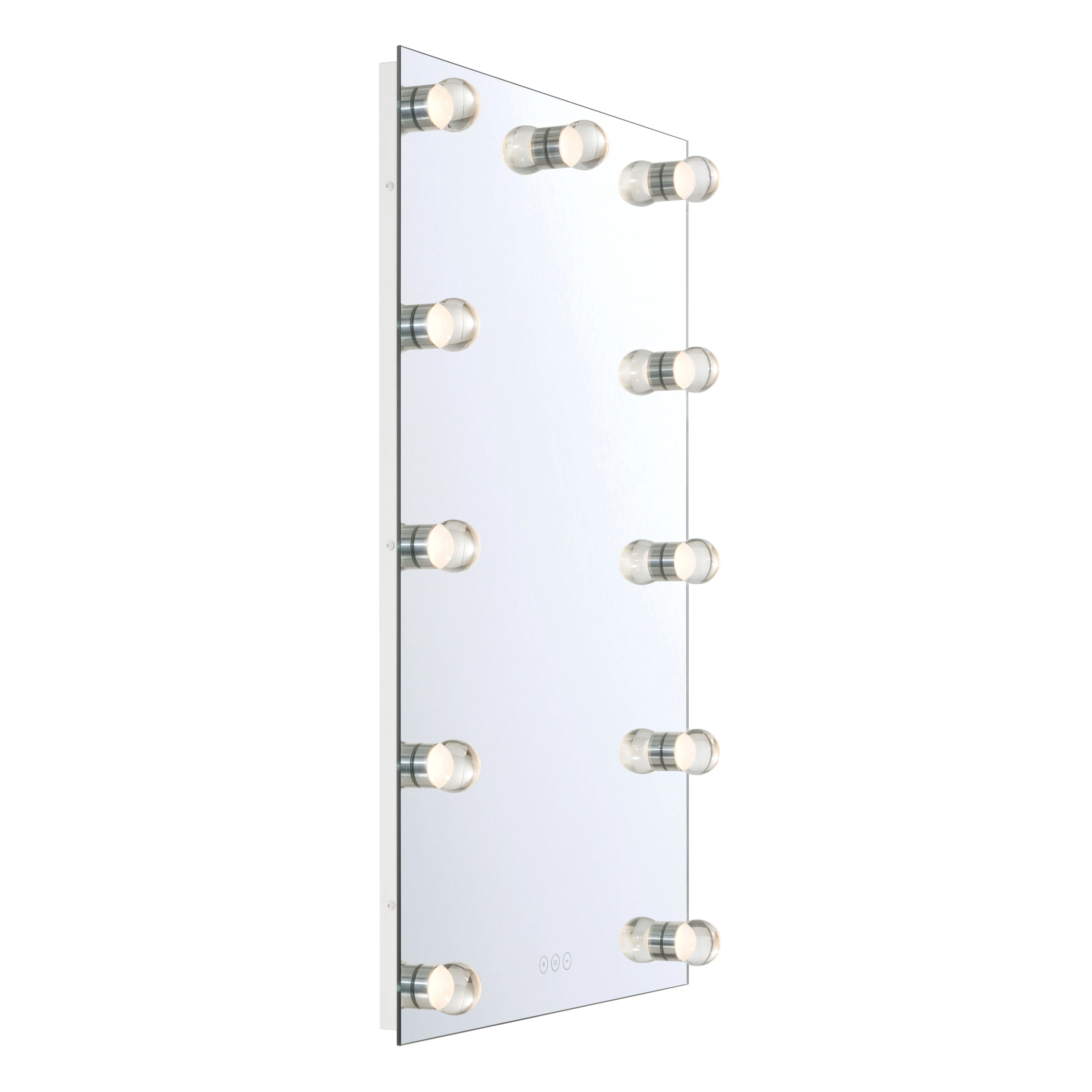 Starlight LED 24in Mirror with Clear Acrylic Globe Diffusers - Image 5