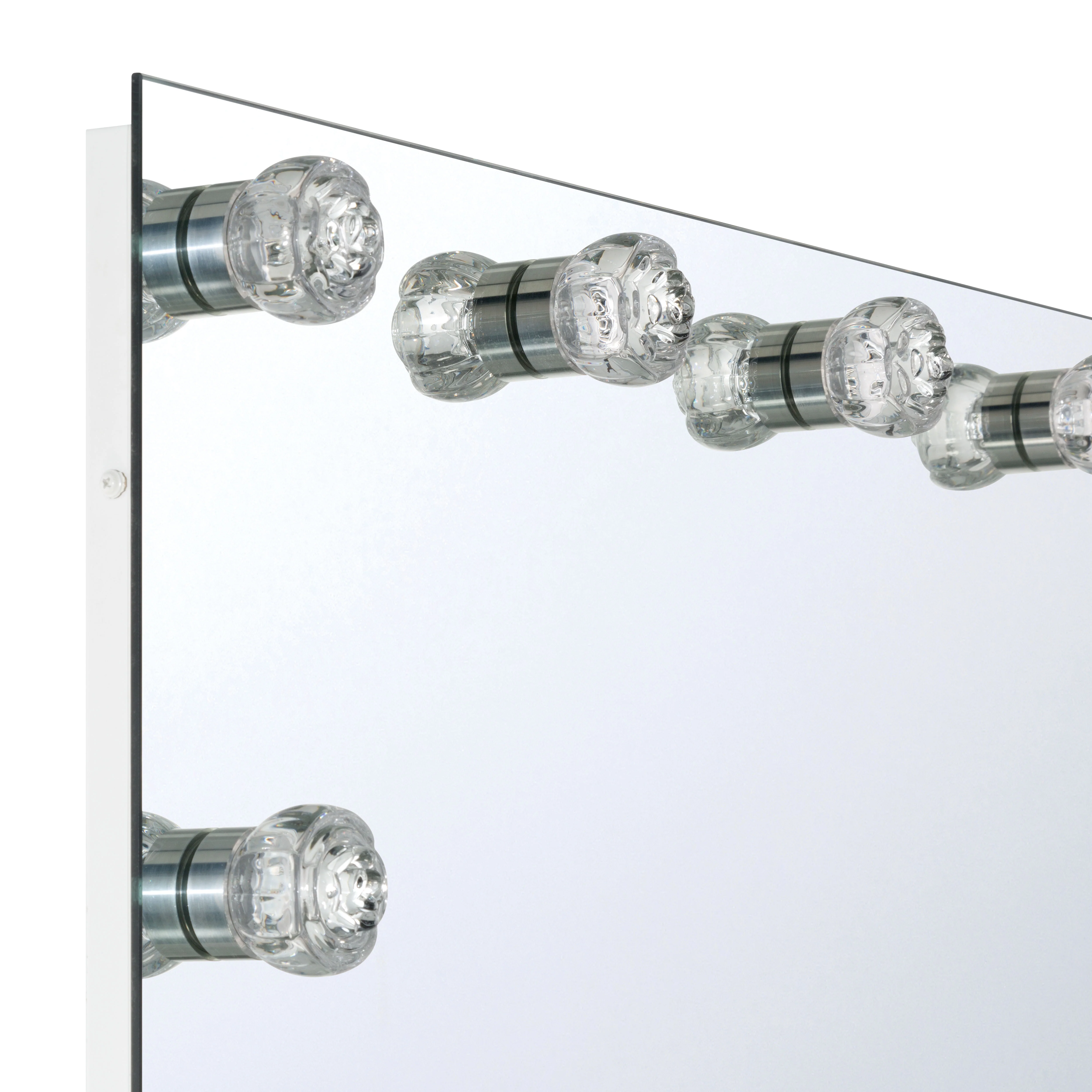 Starlight LED 48in Mirror with Glass Rose Diffusers - Image 4