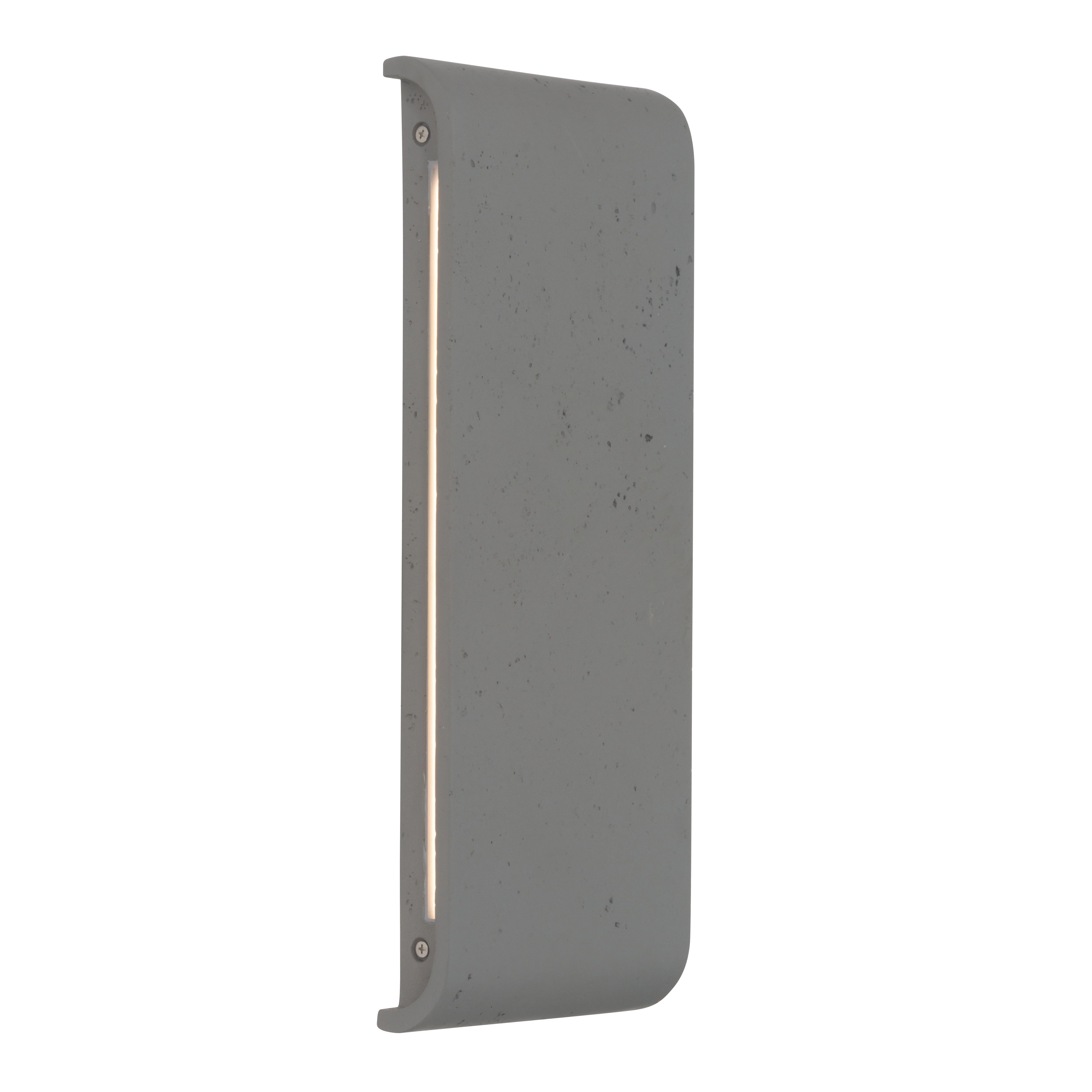 Stela Integrated LED 16in Outdoor Wall in Gray Travertine - Image 3