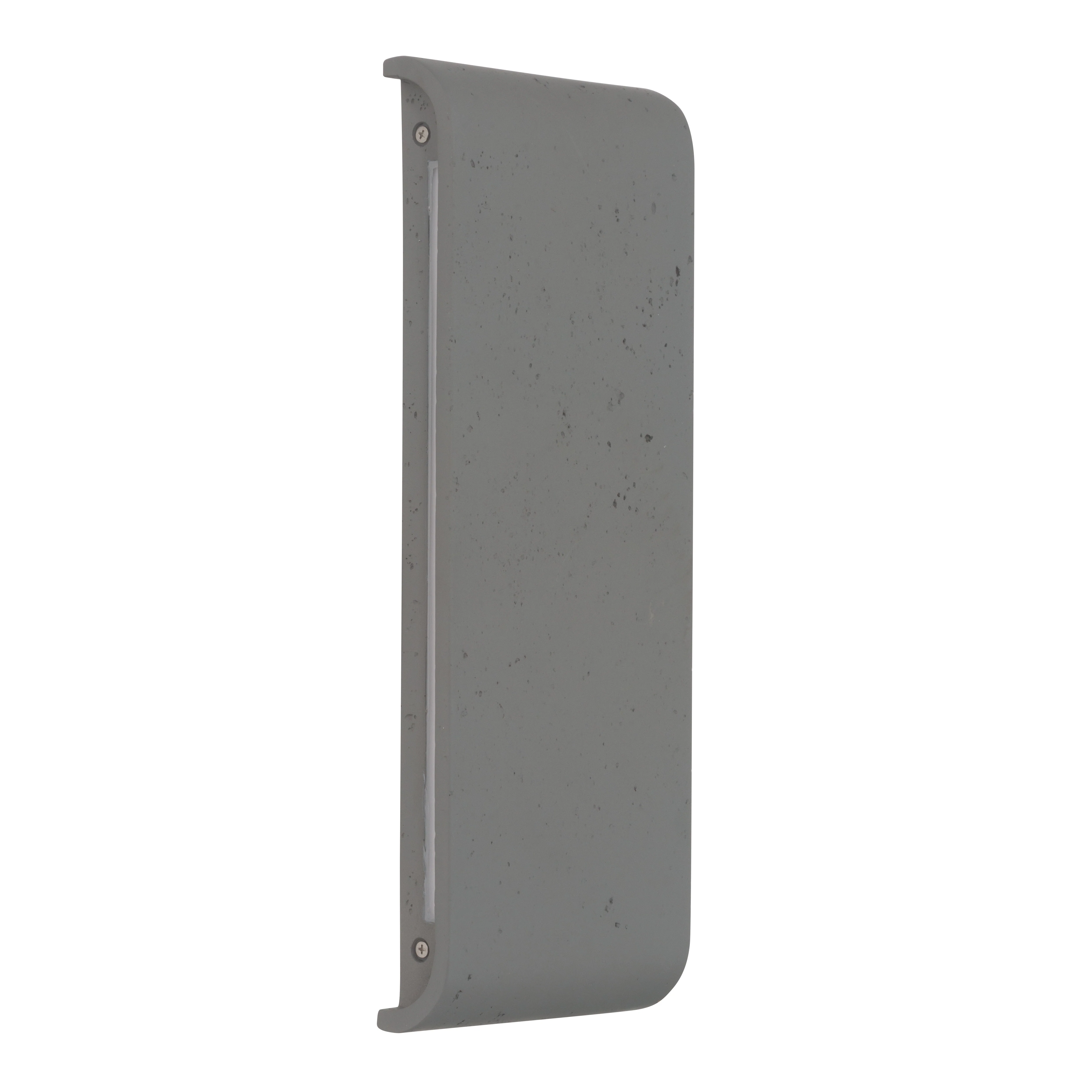 Stela Integrated LED 16in Outdoor Wall in Gray Travertine - Image 4