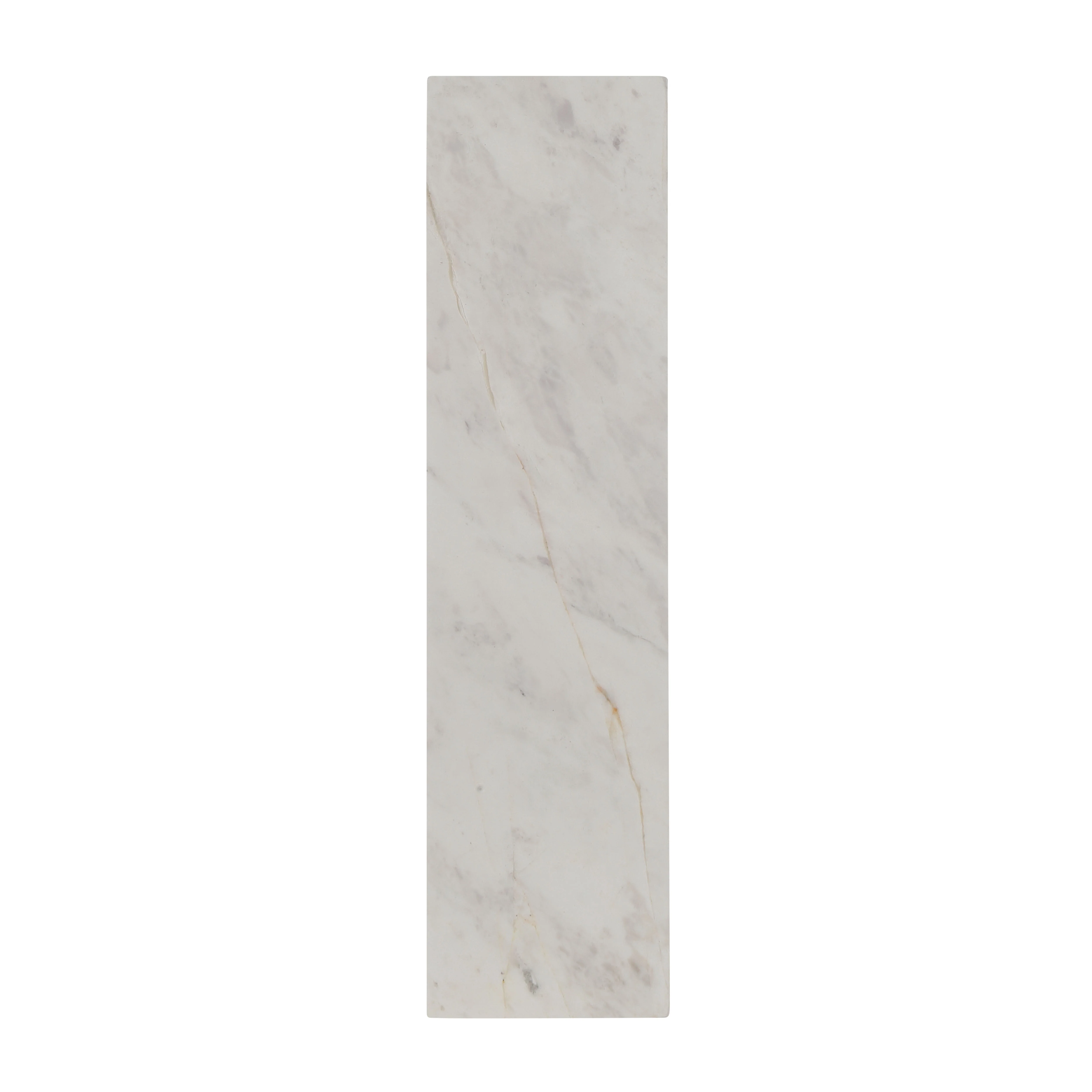 Stratum Integrated LED 18in Vanity in Matte Black with Jazz White Marble - Image 8