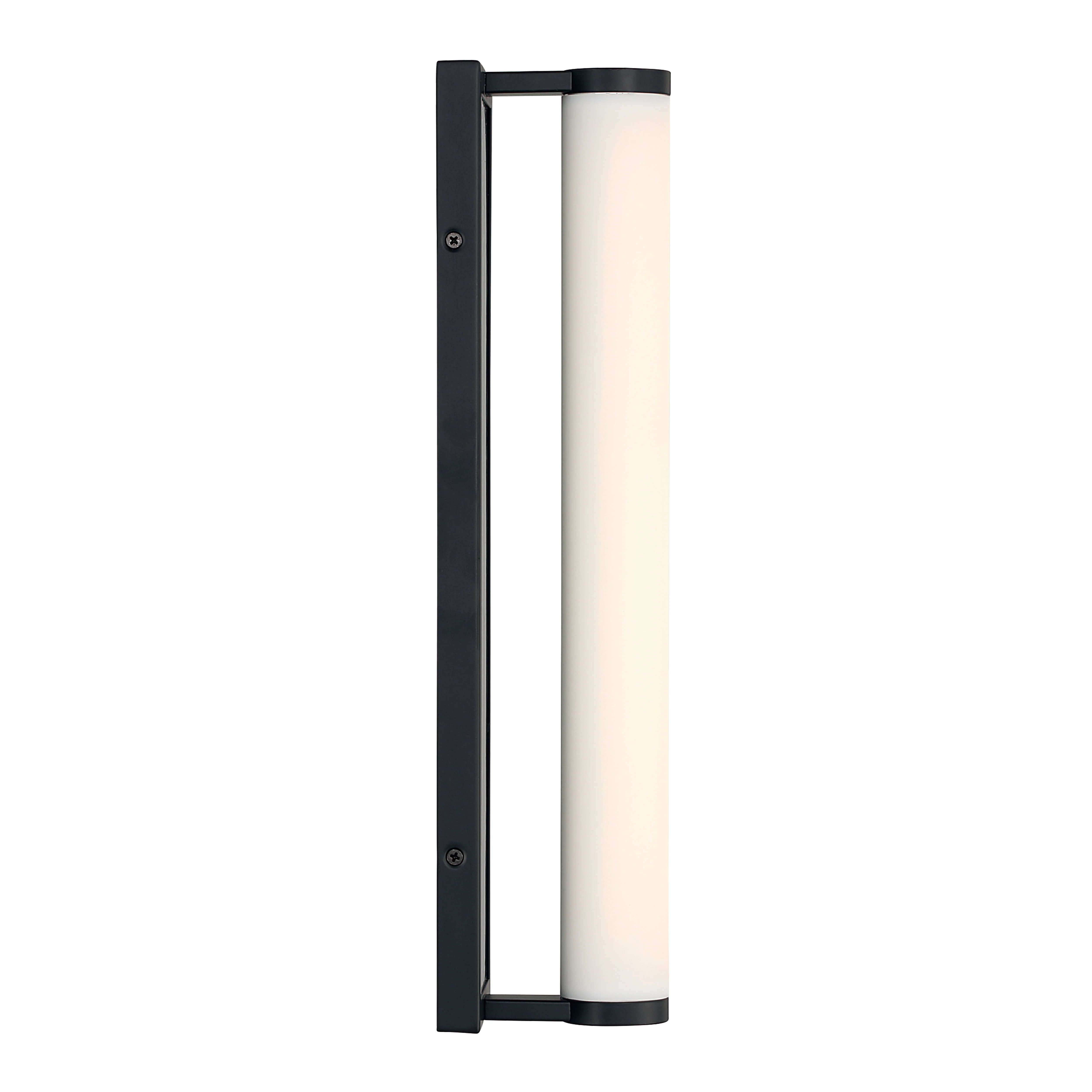 Stratum Integrated LED 18in Vanity in Matte Black with Persian Green Marble - Image 5