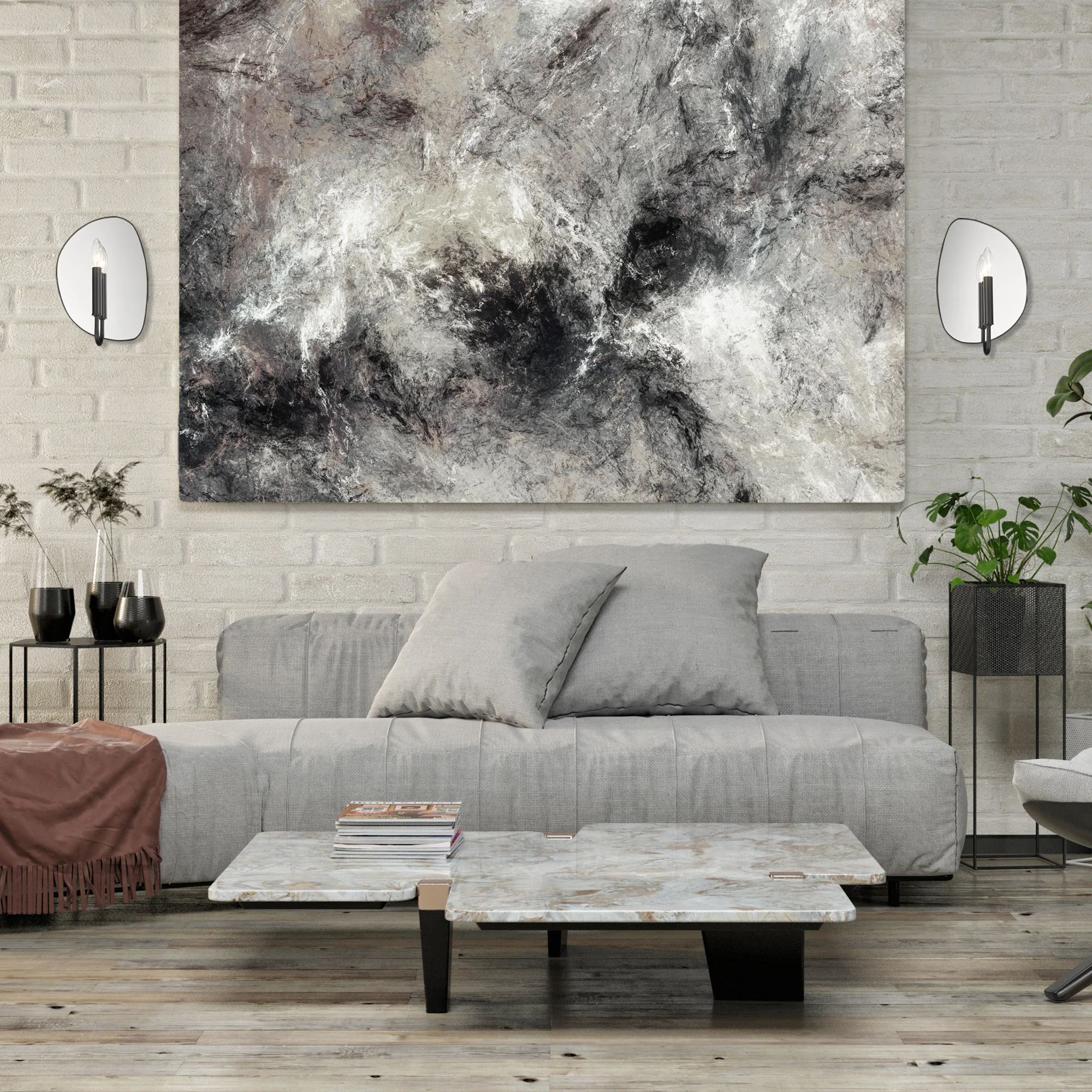 Tessa 1-light Wall Sconce in Matte Black - Image 5
