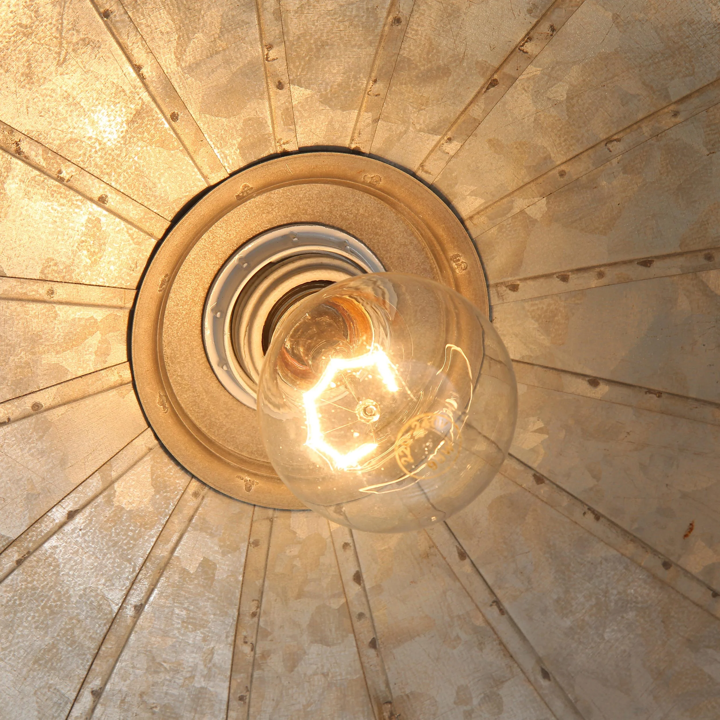 Tinsmith 1-light Pendant in Aged Galvanized Steel - Image 11