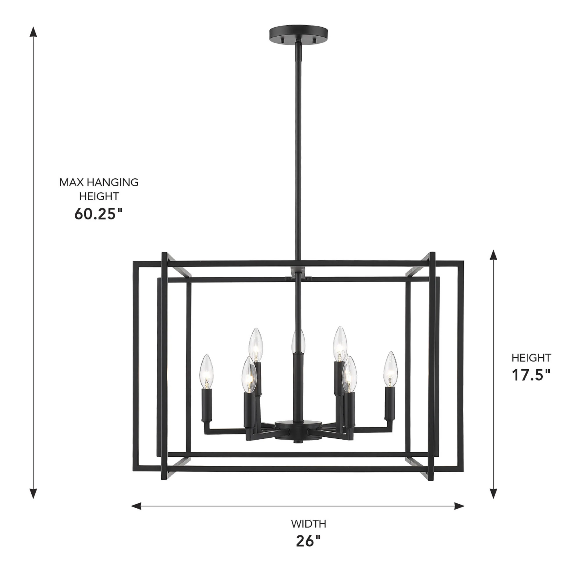 Tribeca 9-light Chandelier in Matte Black - Image 3
